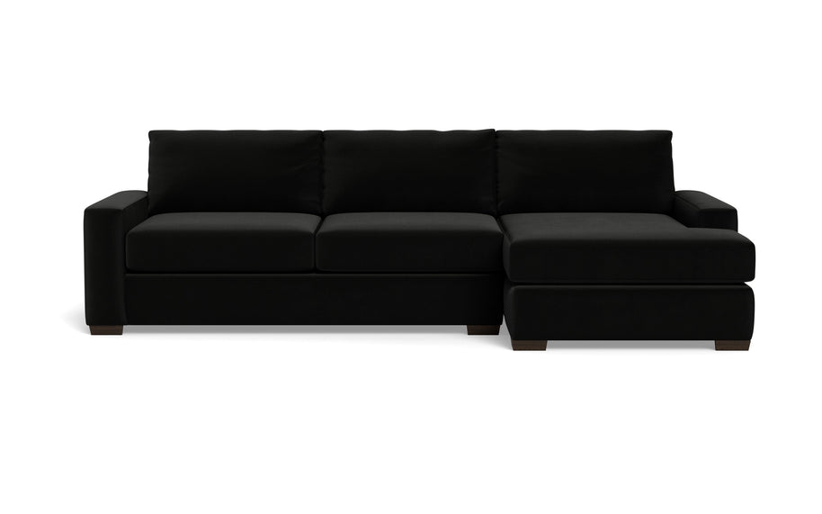 Kai Right Chaise Sectional-Fabric Sofa-Superb Gun Metal-MAK Modern