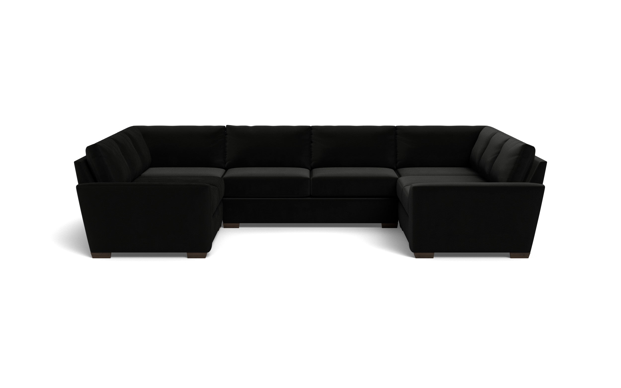 Kai U Sectional-Fabric Sofa-Superb Gun Metal-MAK Modern
