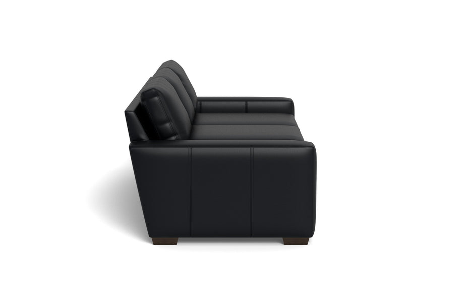 Kai Leather Estate Sofa-Leather Sofa-Tribeca Black Leather-MAK Modern