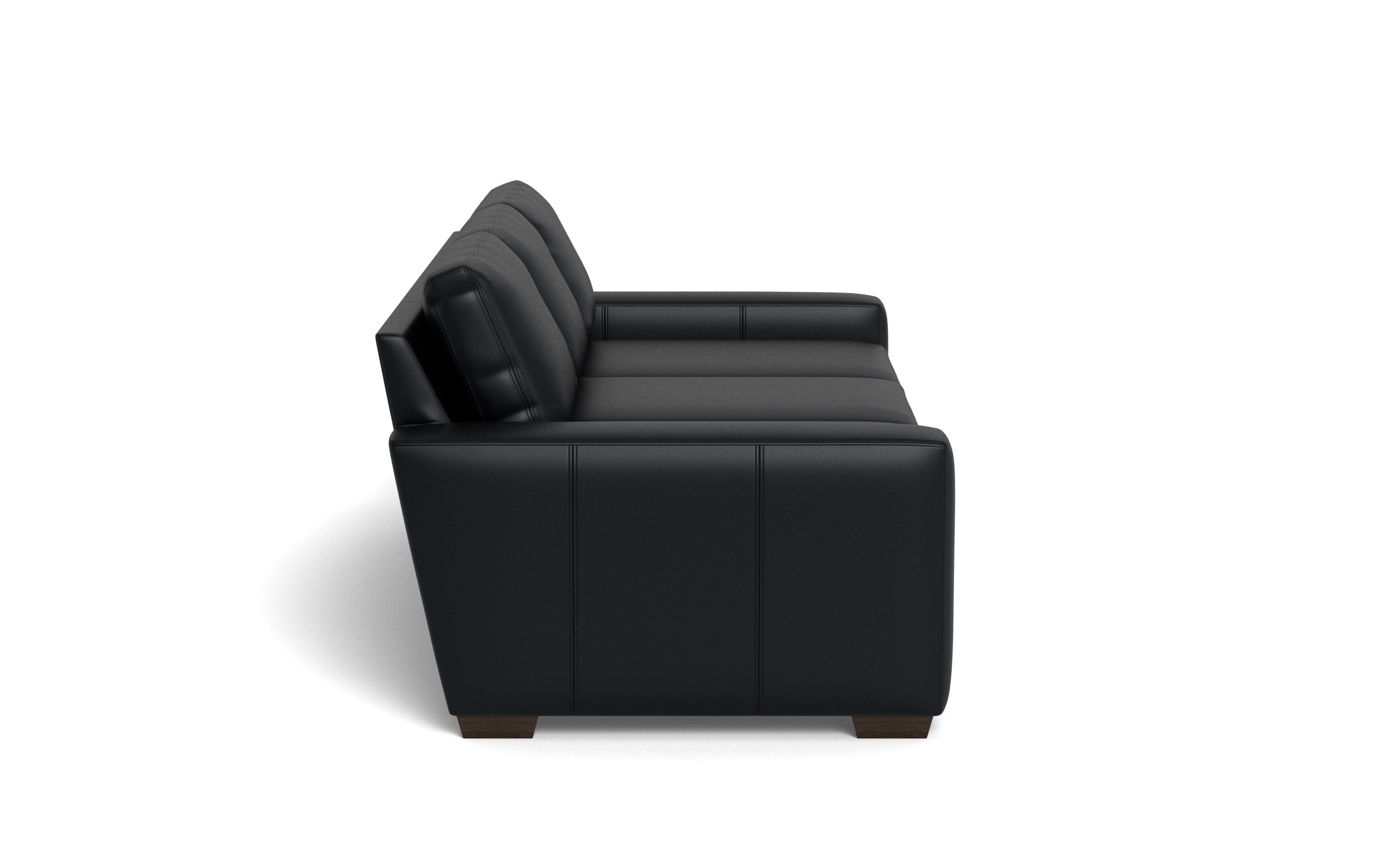 Kai Leather Estate Sofa-Leather Sofa-Tribeca Black Leather-MAK Modern