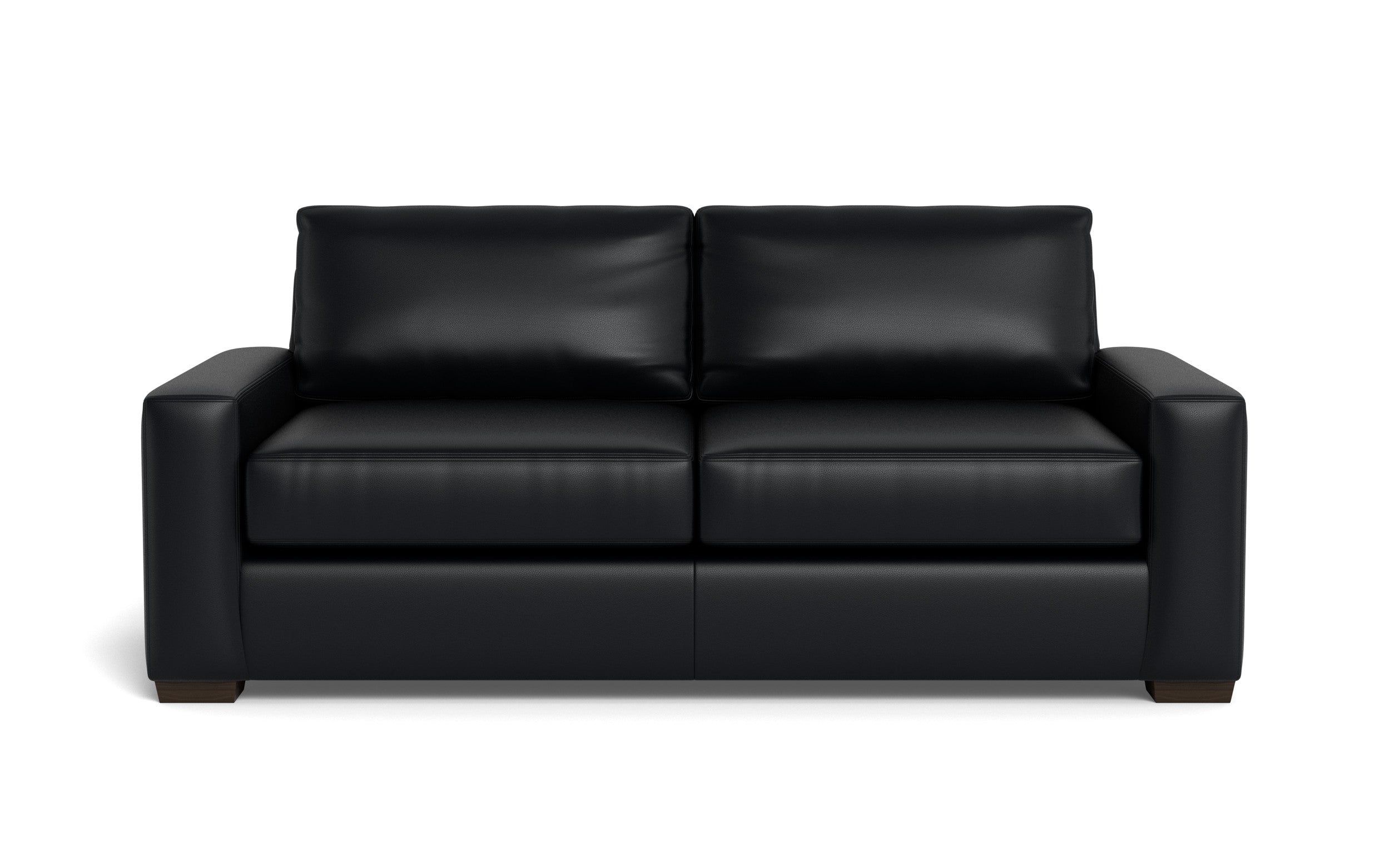Kai Leather Sofa-Leather Sofa-Tribeca Black Leather-MAK Modern