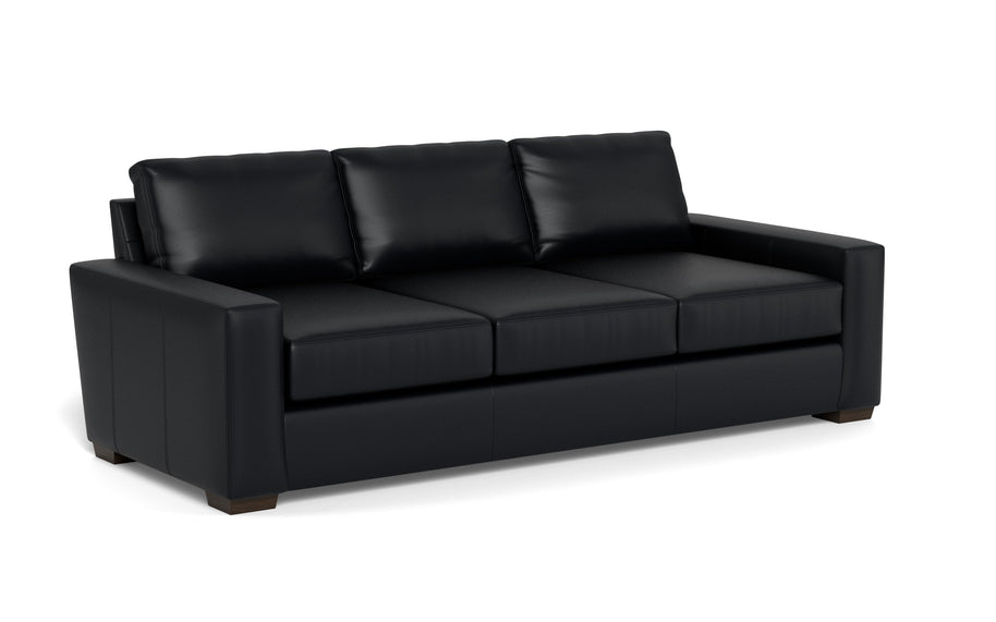 Kai Leather Estate Sofa-Leather Sofa-Tribeca Black Leather-MAK Modern