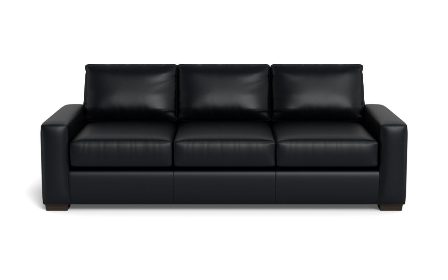 Kai Leather Estate Sofa-Leather Sofa-Tribeca Black Leather-MAK Modern