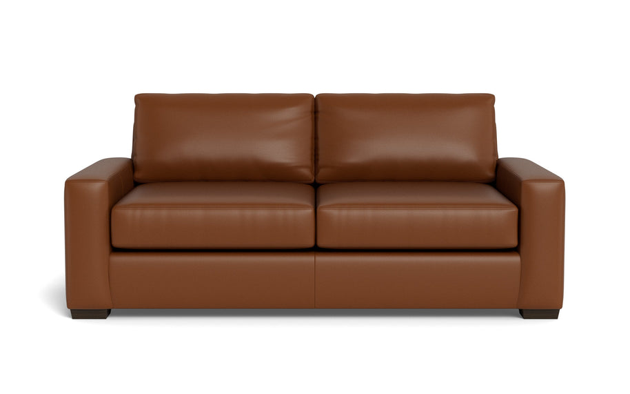 Kai Leather Sofa-Leather Sofa-Tribeca Chestnut Leather-MAK Modern