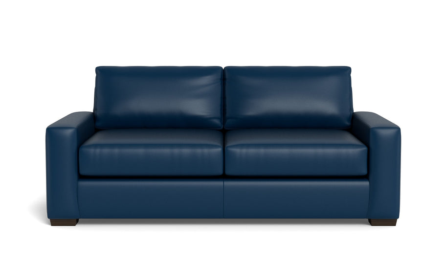 Kai Leather Sofa-Leather Sofa-Tribeca Cobalt-MAK Modern