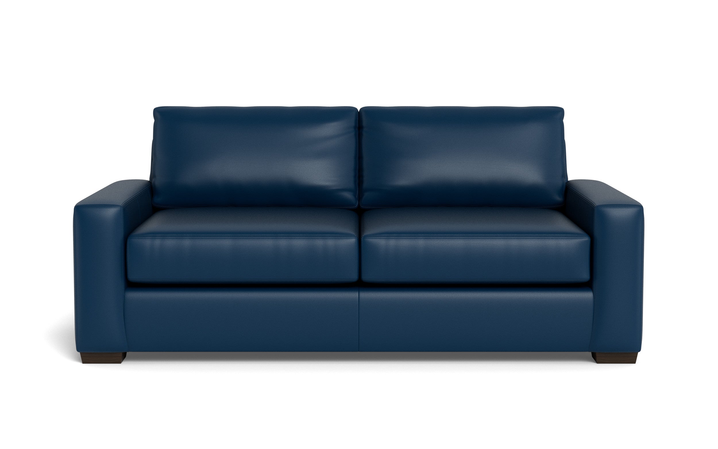 Kai Leather Sofa-Leather Sofa-Tribeca Cobalt-MAK Modern