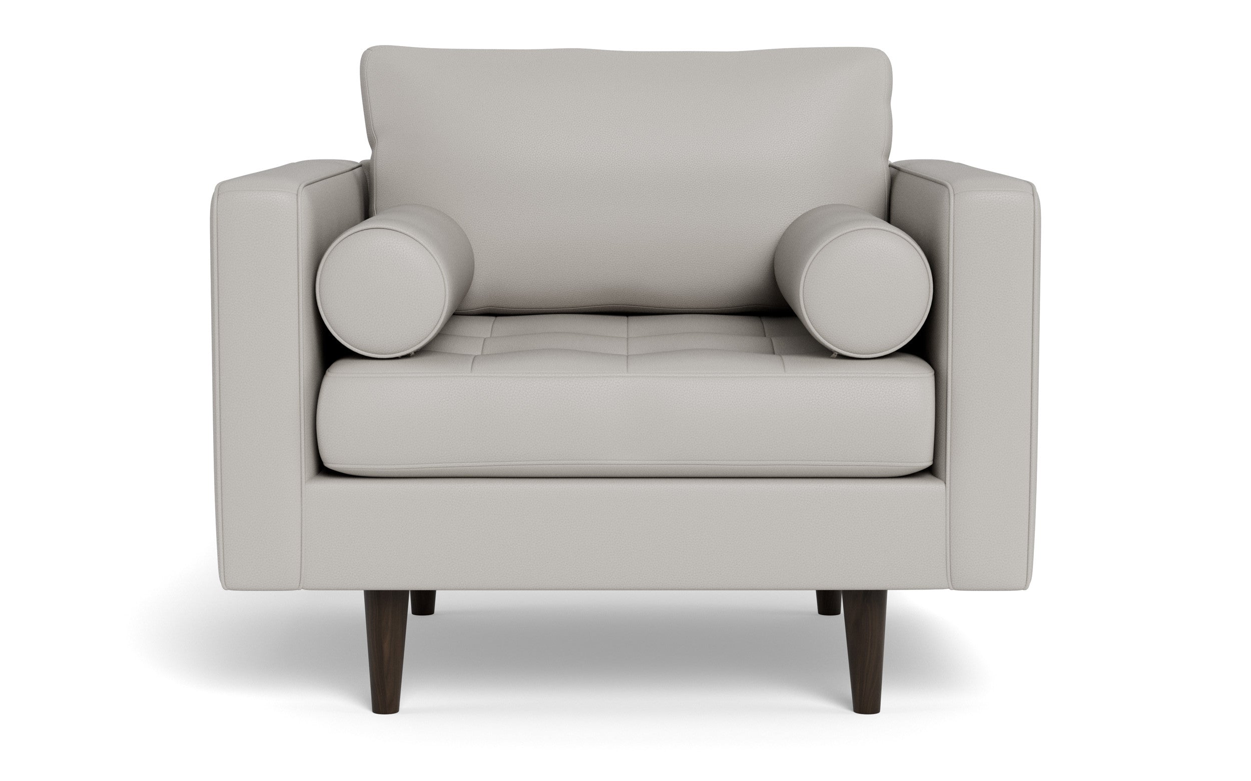 Ayden Leather Arm Chair-Leather Sectional-Tribeca Chelsea-MAK Modern