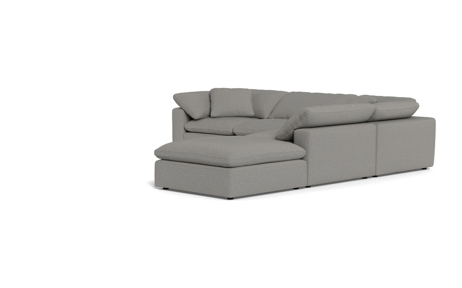 Kooper Modular Sectional w Ottoman-Fabric Sectional-Alley Pepper-MAK Modern