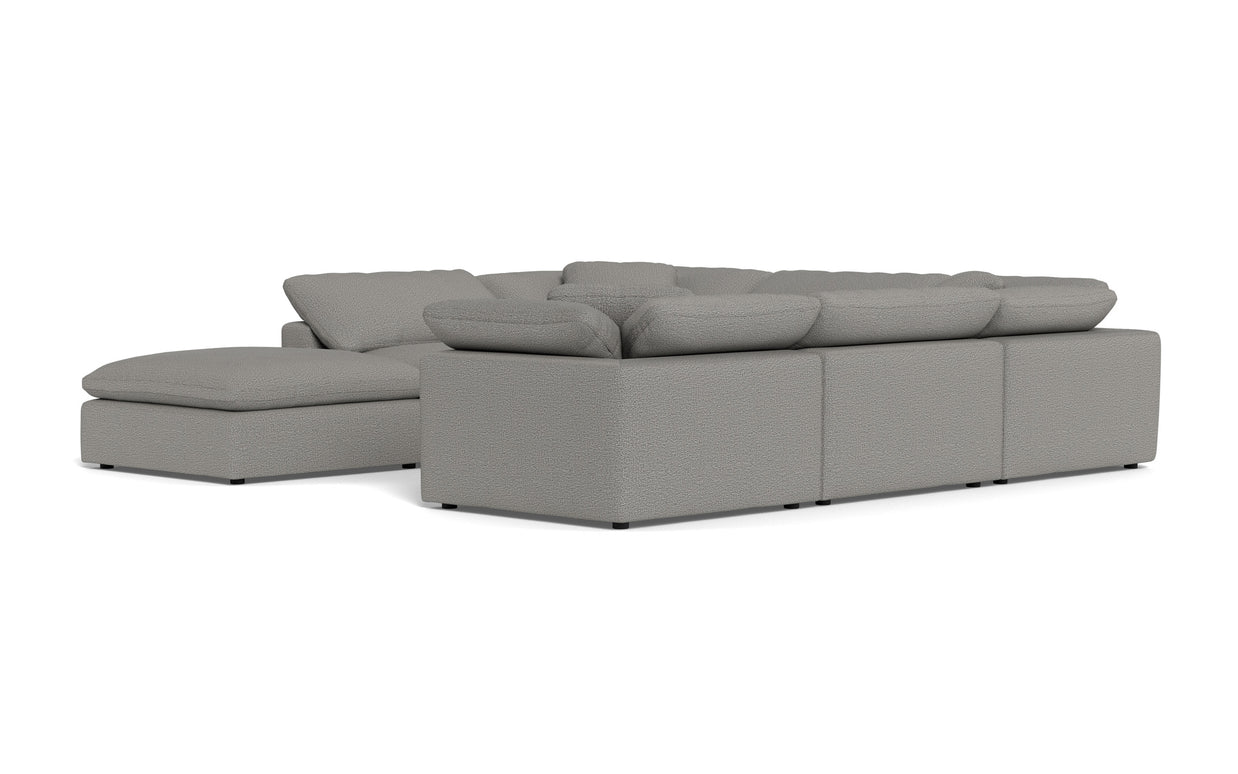 Kooper 6pc Sectional With Ottoman-Alley Pepper-MAK Modern