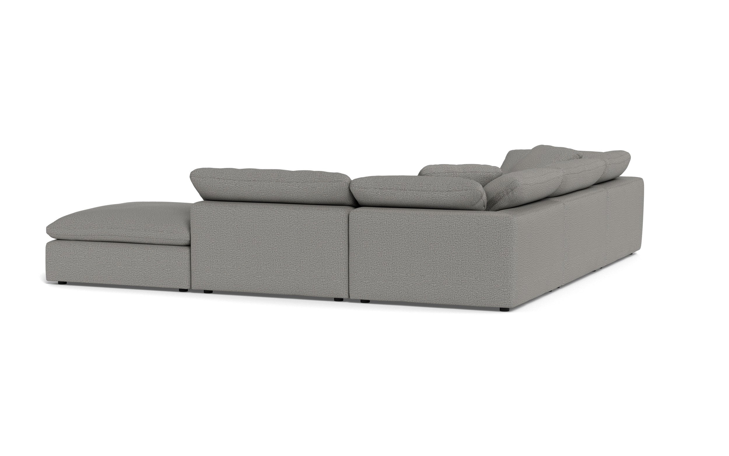 Kooper Modular Sectional w Ottoman-Fabric Sectional-Alley Pepper-MAK Modern