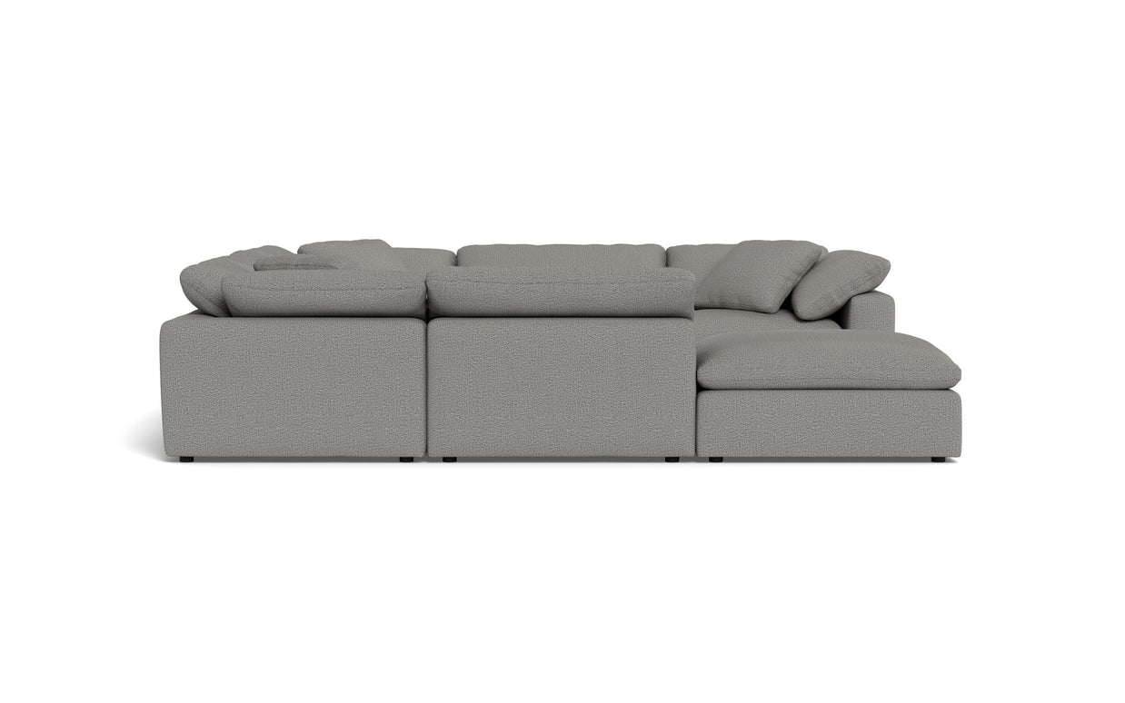 Kooper 6pc Sectional With Ottoman-Alley Pepper-MAK Modern