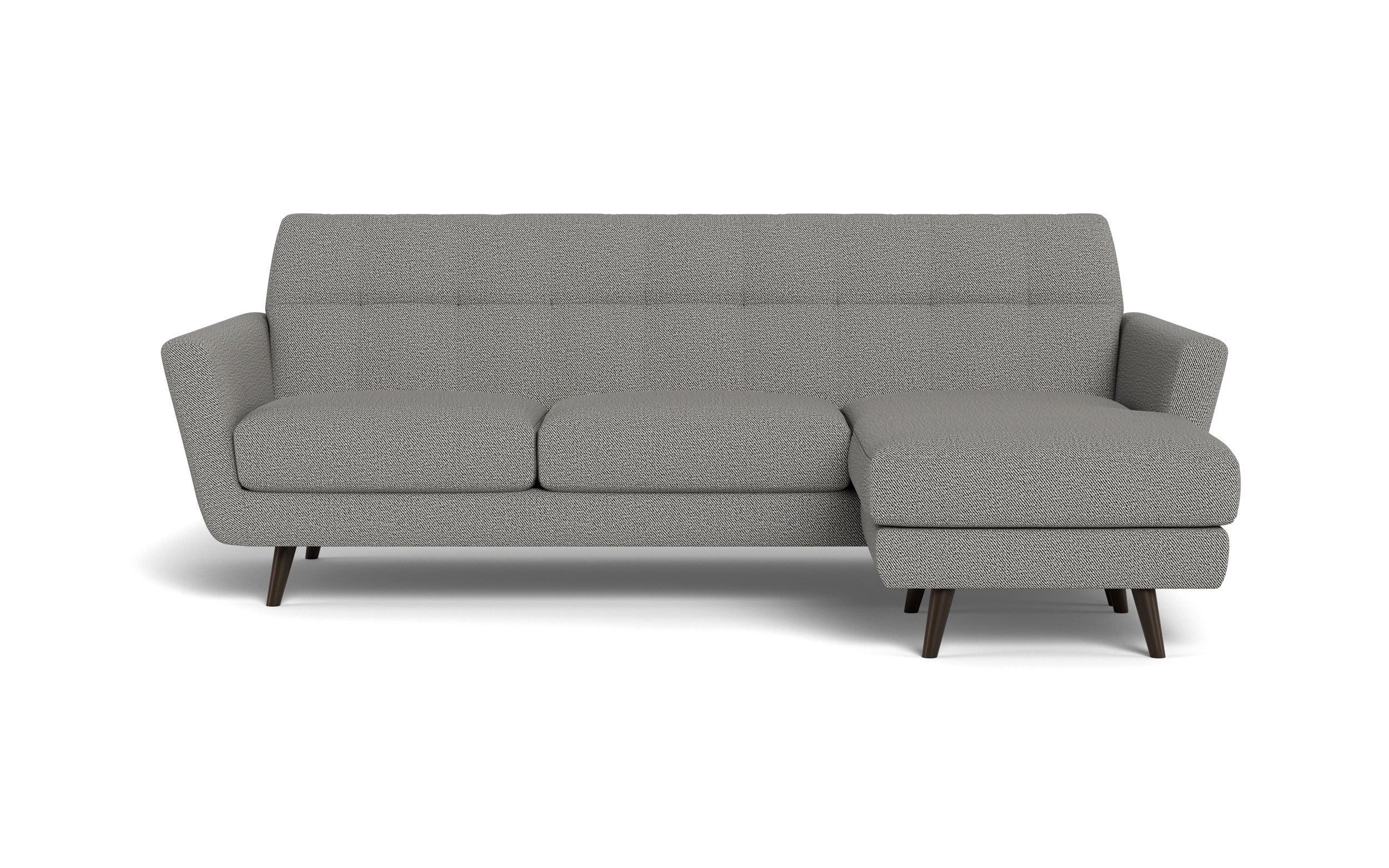 High Level Reversible Sofa-Fabric Sectional-Alley Pepper-MAK Modern