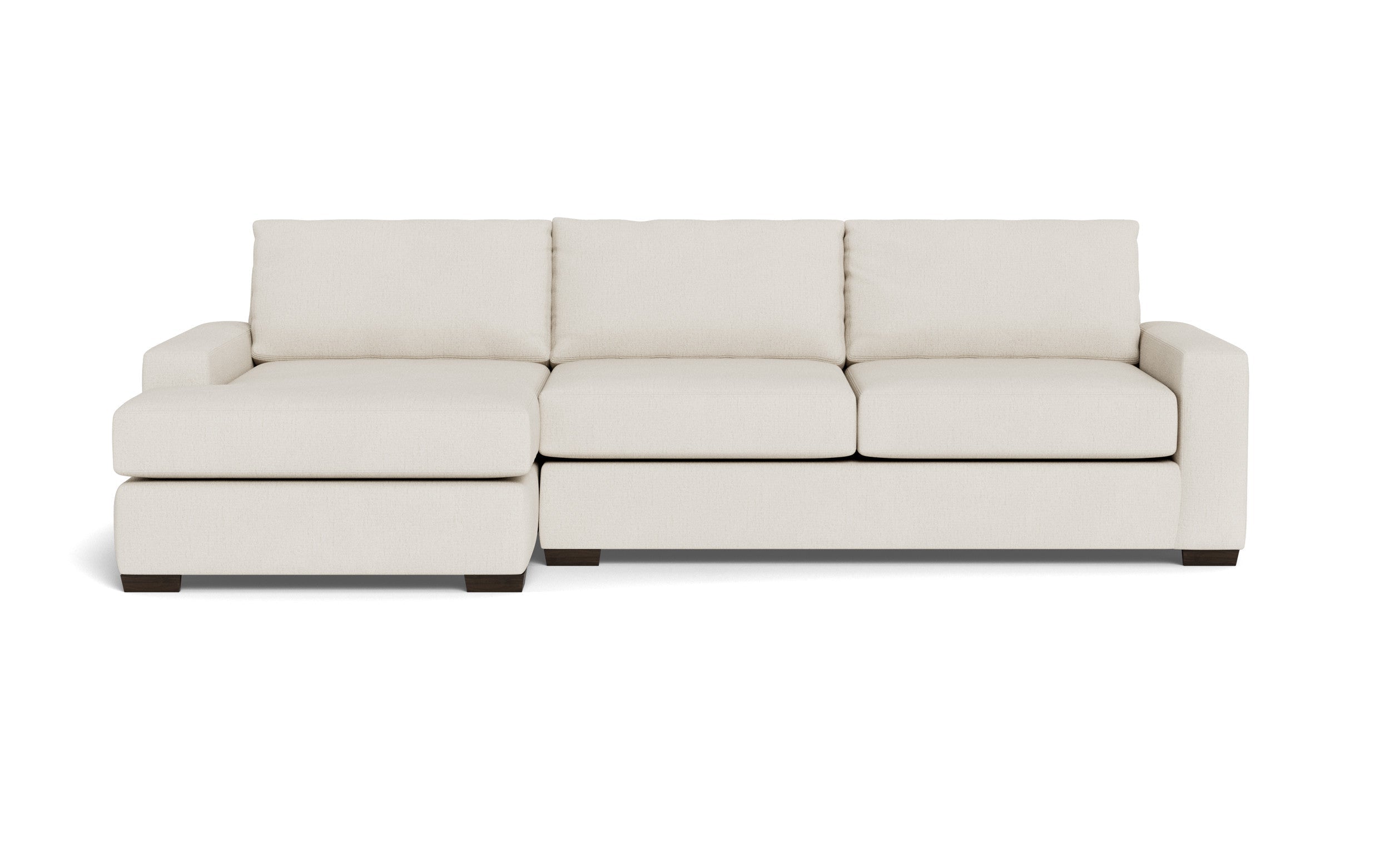 Kai Left Chaise Sectional-Fabric Sofa-Curious Snow-MAK Modern