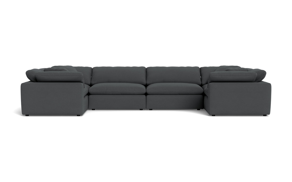 Kooper 4 Corner U Sectional-Peyton Pepper-MAK Modern