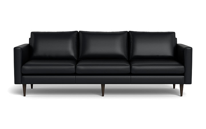Maverick Leather Sofa-Leather Sofa-Tribeca Black Leather-MAK Modern