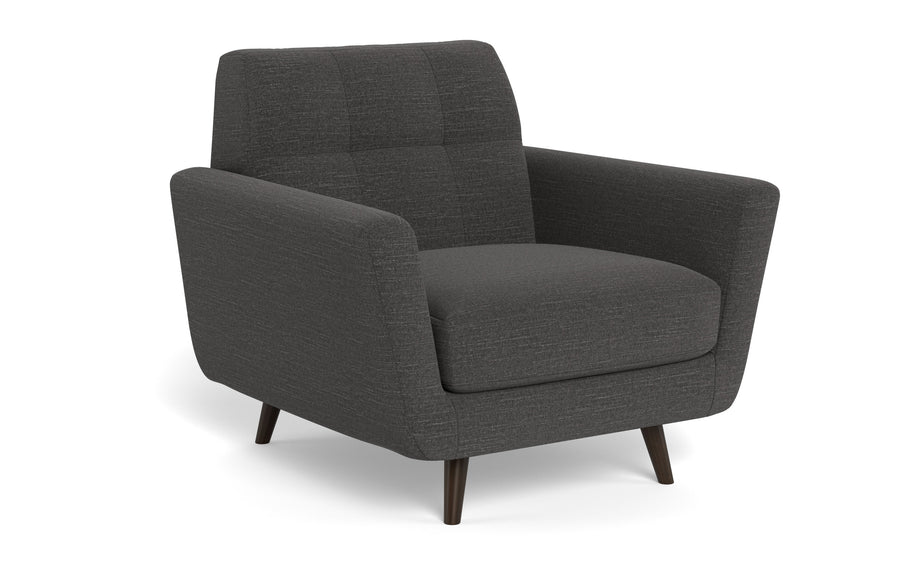 High Level Arm Chair-Fabric-Curious Charcoal-MAK Modern