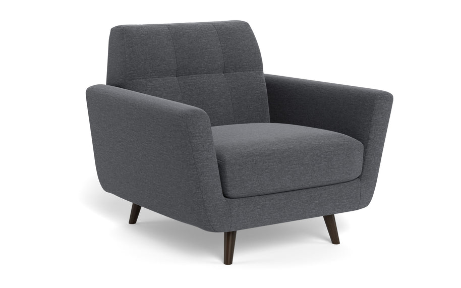 High Level Arm Chair-Fabric-Bennett Charcoal-MAK Modern