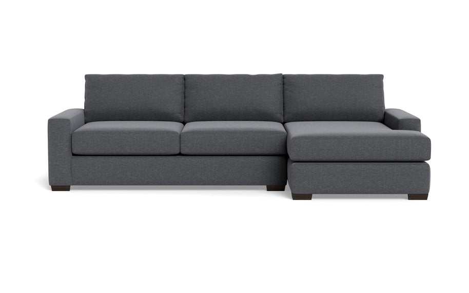 Kai Right Chaise Sectional-Fabric Sofa-Bennett Charcoal-MAK Modern