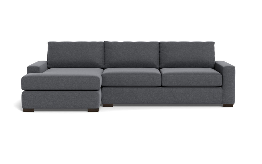 Kai Left Chaise Sectional-Fabric Sofa-Bennett Charcoal-MAK Modern
