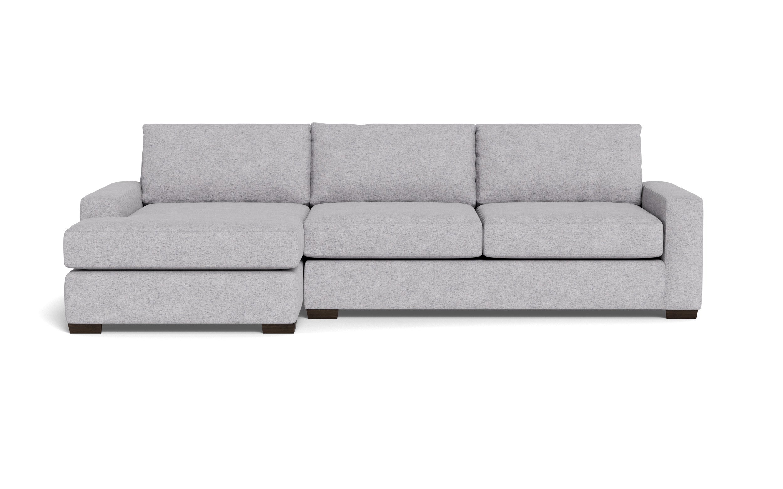 Kai Left Chaise Sectional-Fabric Sofa-Travis Pewter-MAK Modern