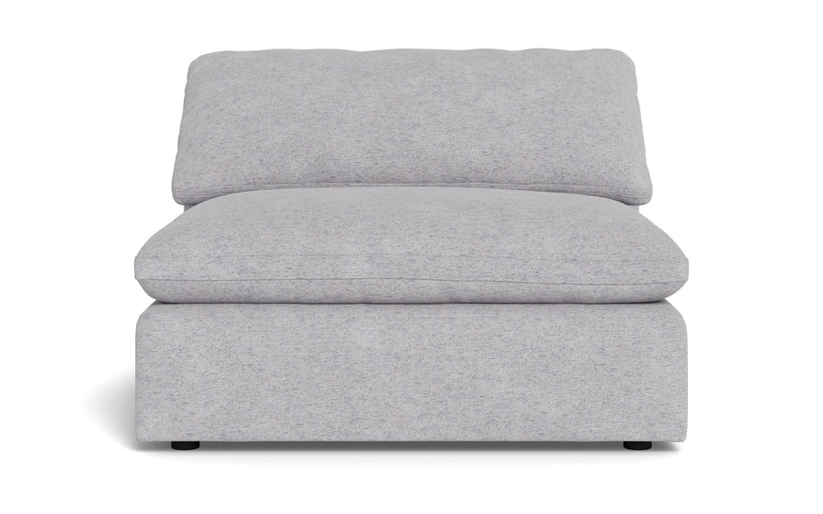 Kooper Armless Chair-Travis Pewter-MAK Modern