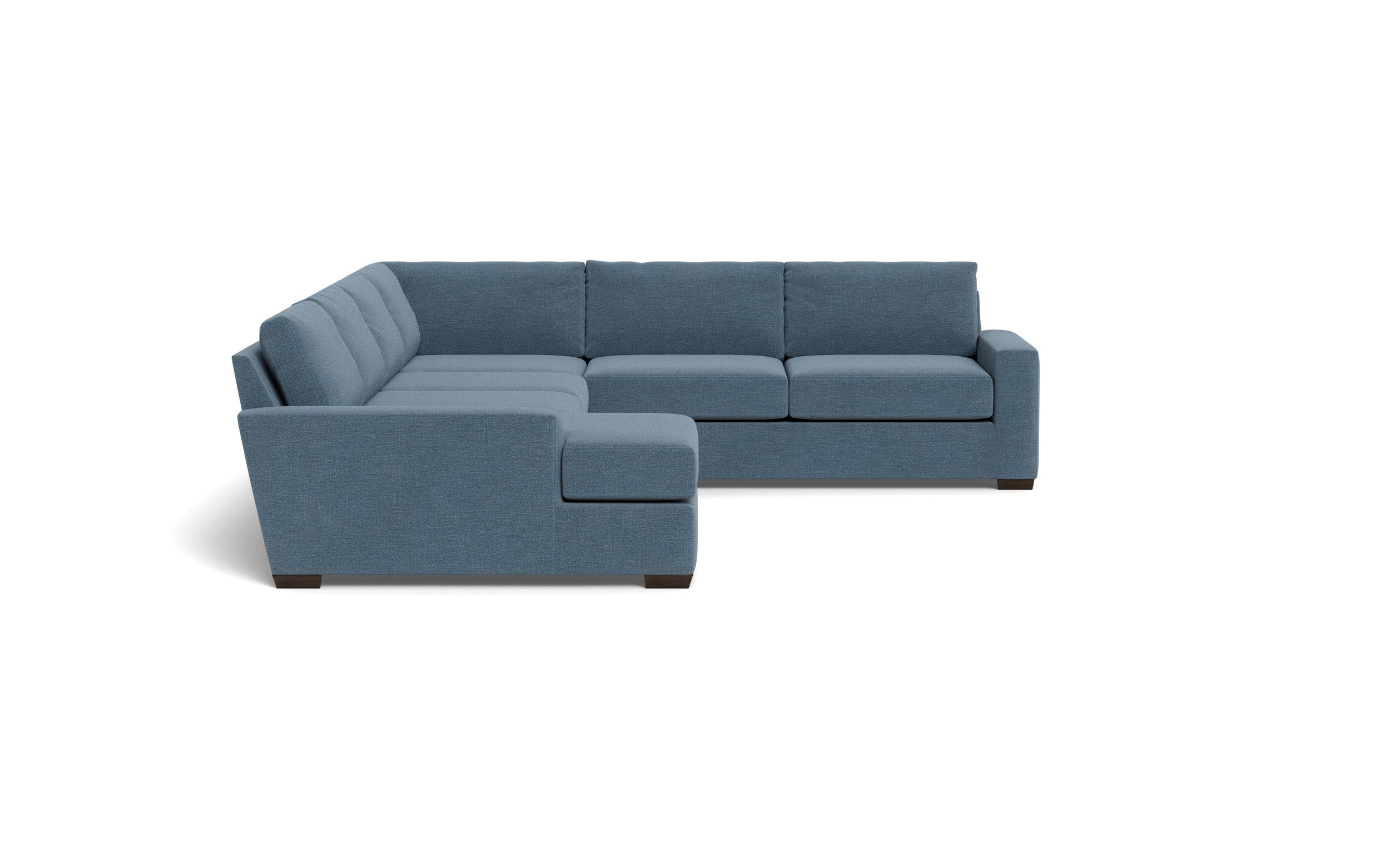 Kai Corner Sectionals With Left Chaise-Fabric Sofa-Elliot French Blue-MAK Modern