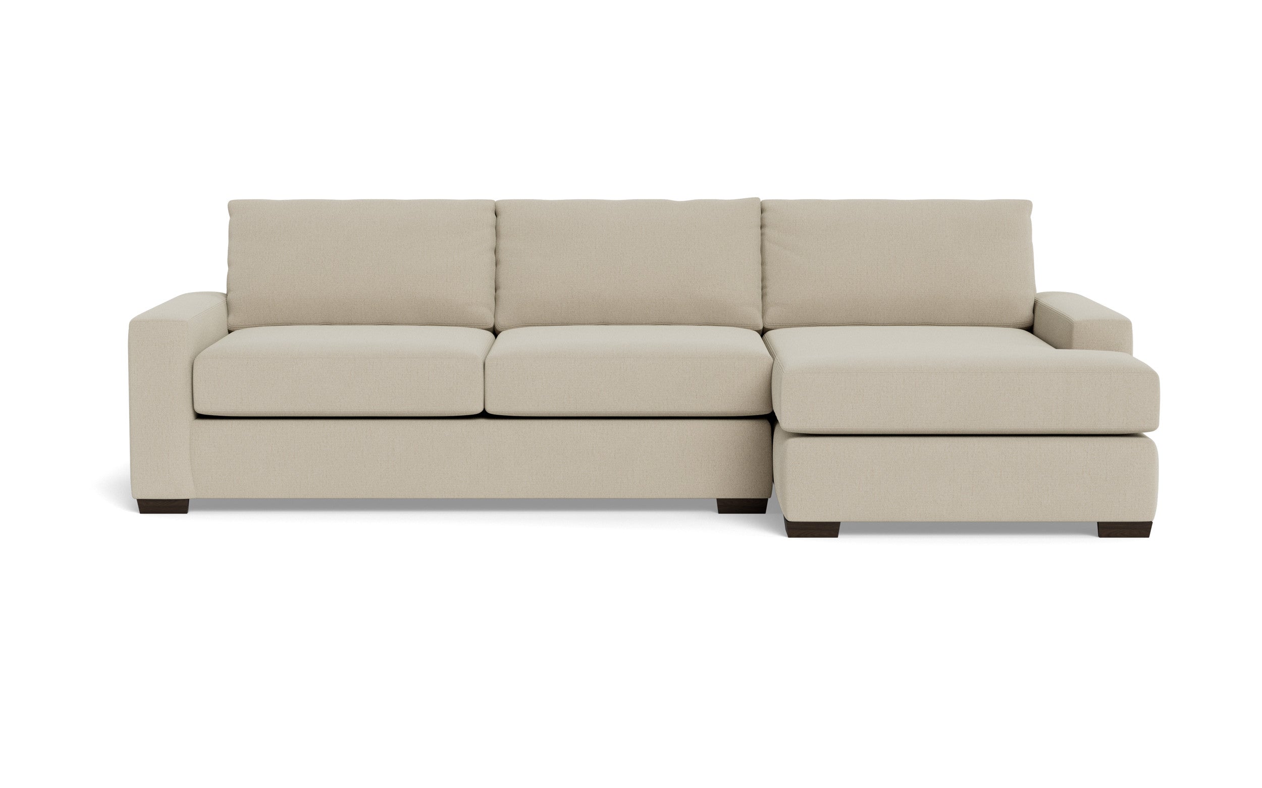 Kai Right Chaise Sectional-Fabric Sofa-Curious Pearl-MAK Modern