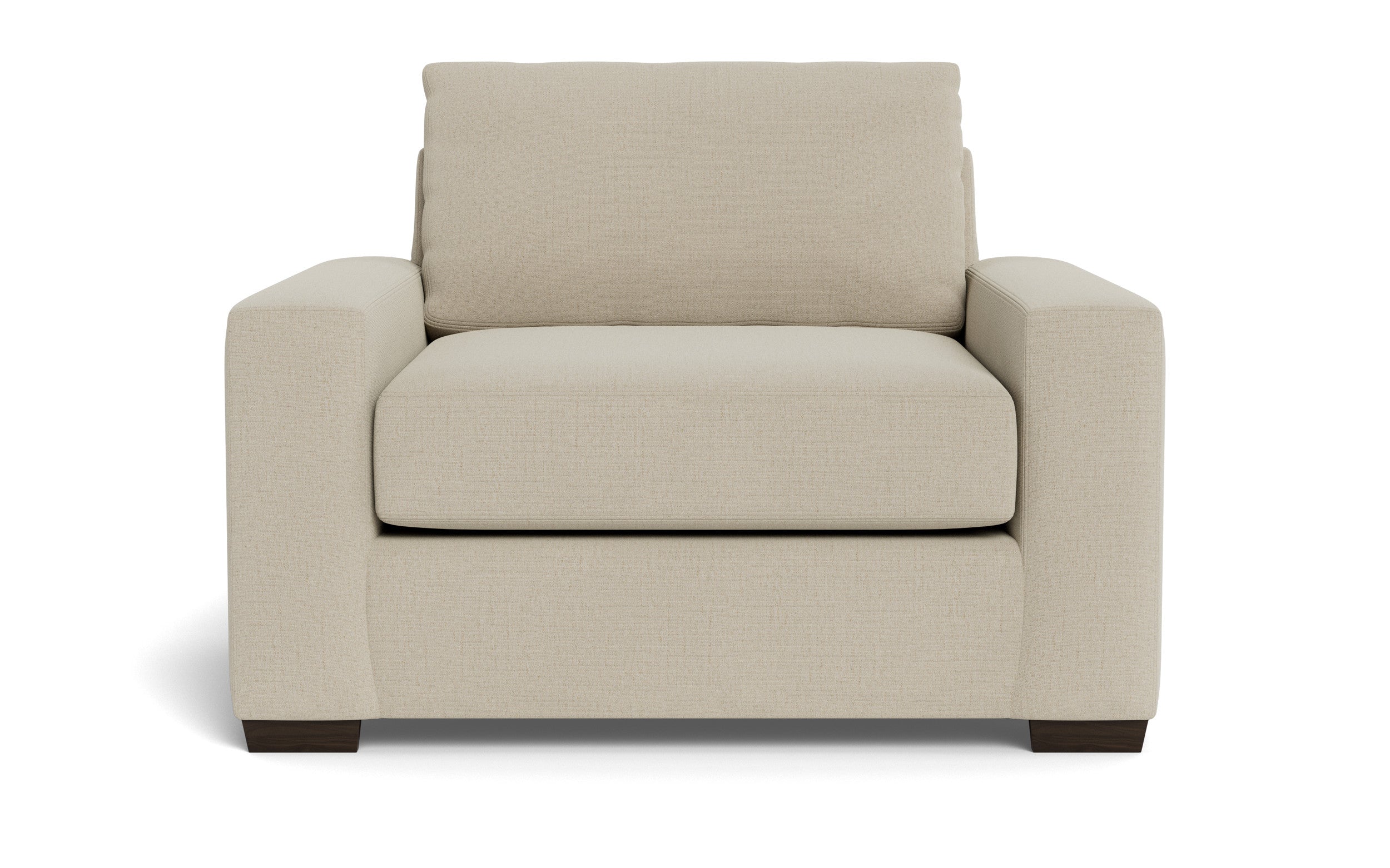 Kai Arm Chair-Fabric Sofa-Curious Pearl-MAK Modern