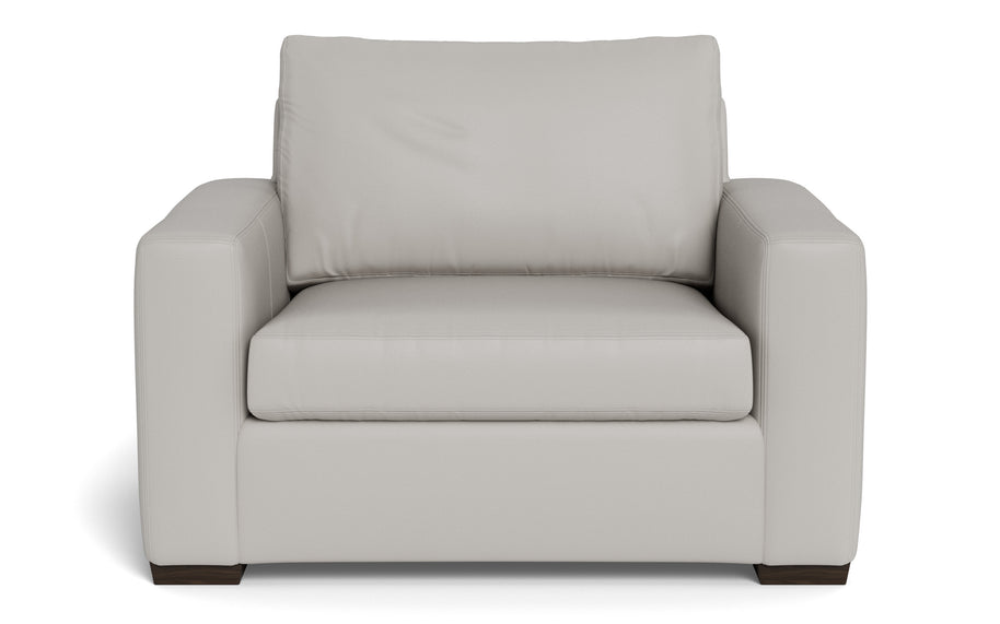 Alexa Leather Arm Chair-Leather Sofa-Tribeca Chelsea-MAK Modern