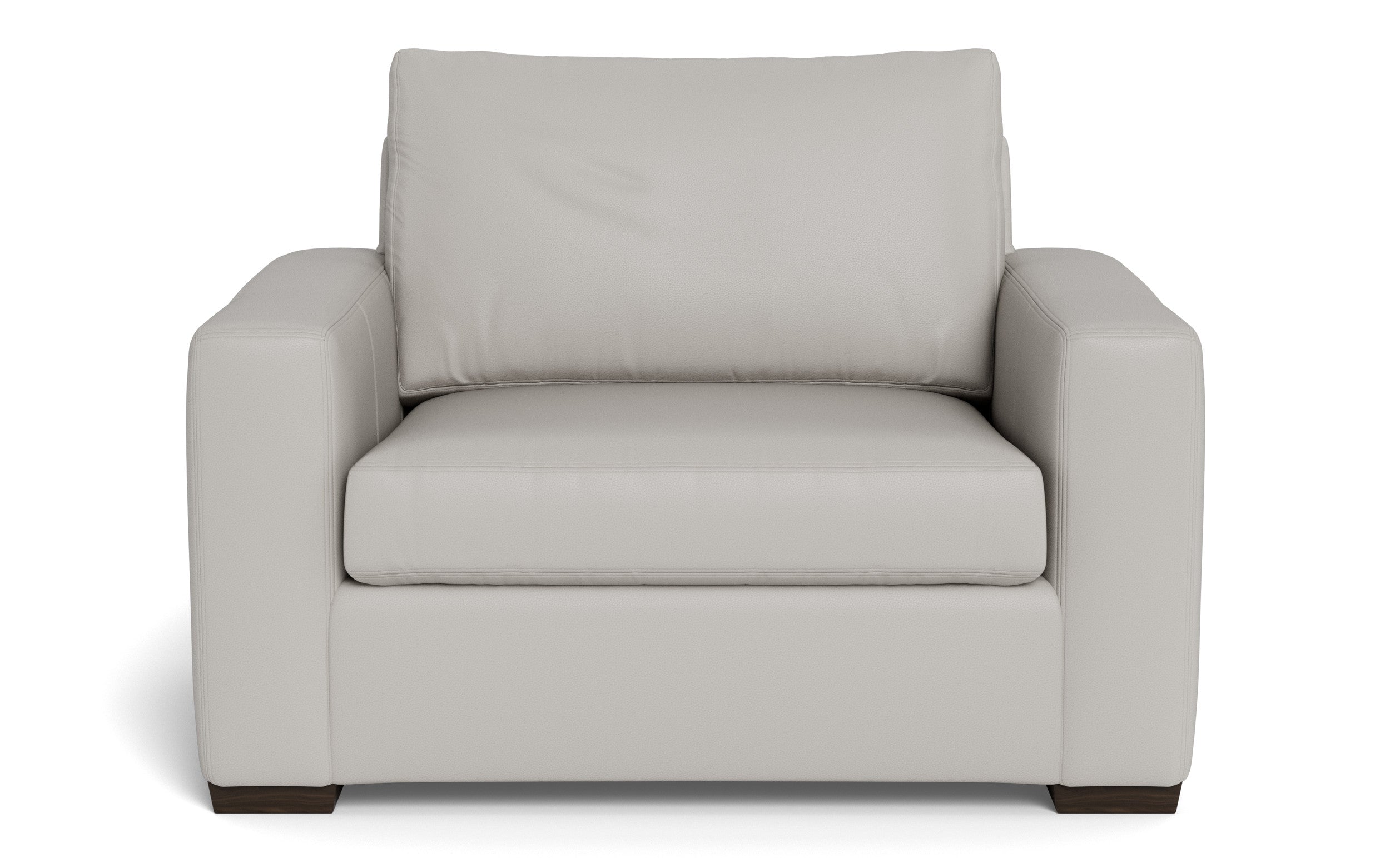 Alexa Leather Arm Chair-Leather Sofa-Tribeca Chelsea-MAK Modern