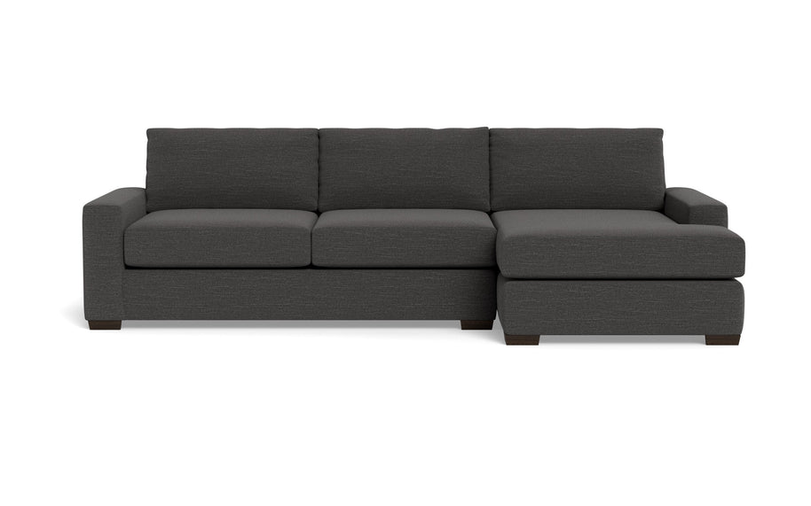 Kai Right Chaise Sectional-Fabric Sofa-Curious Charcoal-MAK Modern