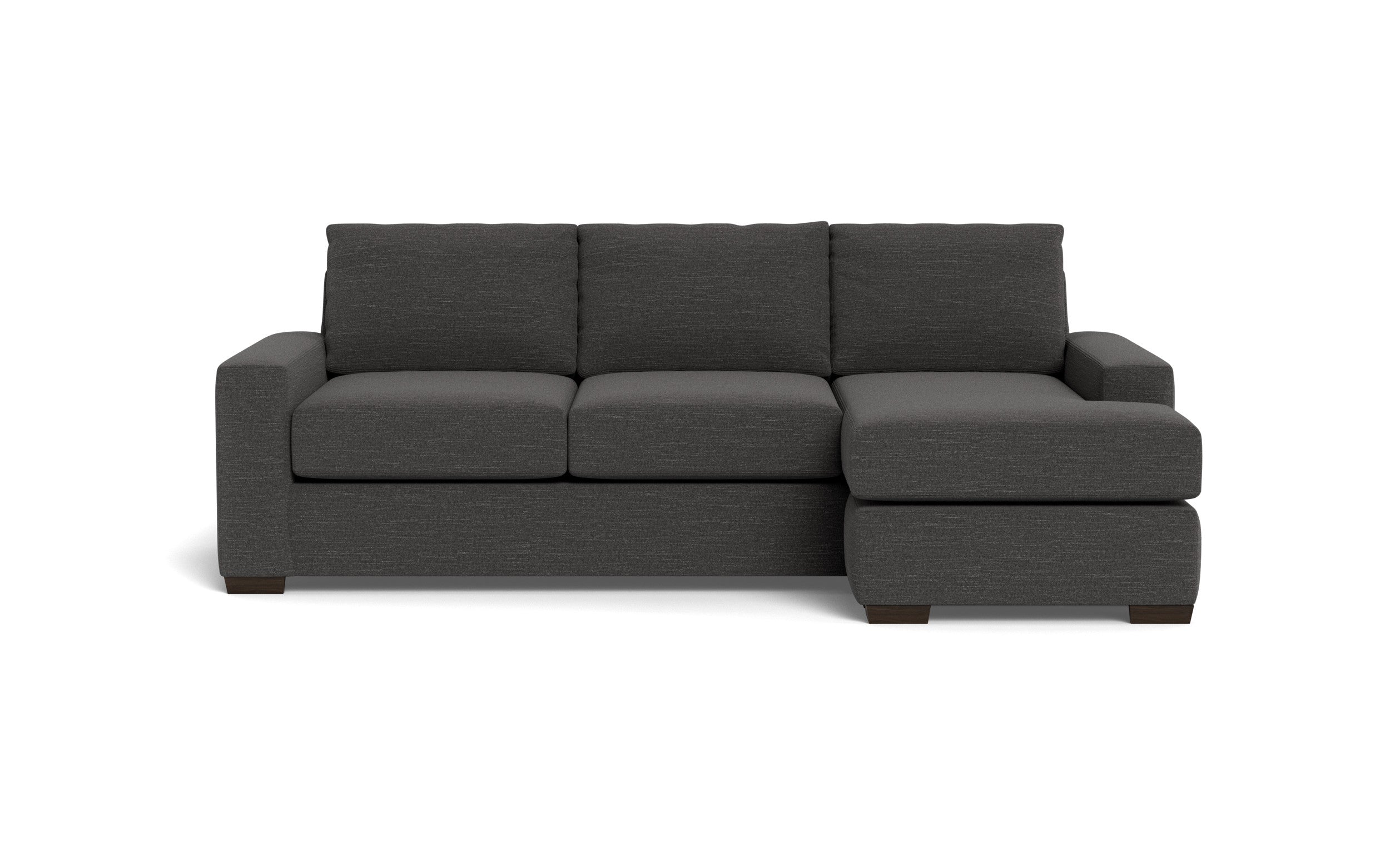 Kai Reversible Sofa Chaise-Fabric Sofa-Curious Charcoal-MAK Modern