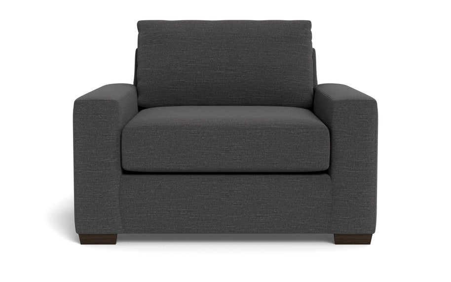 Kai Arm Chair-Fabric Sofa-Curious Charcoal-MAK Modern
