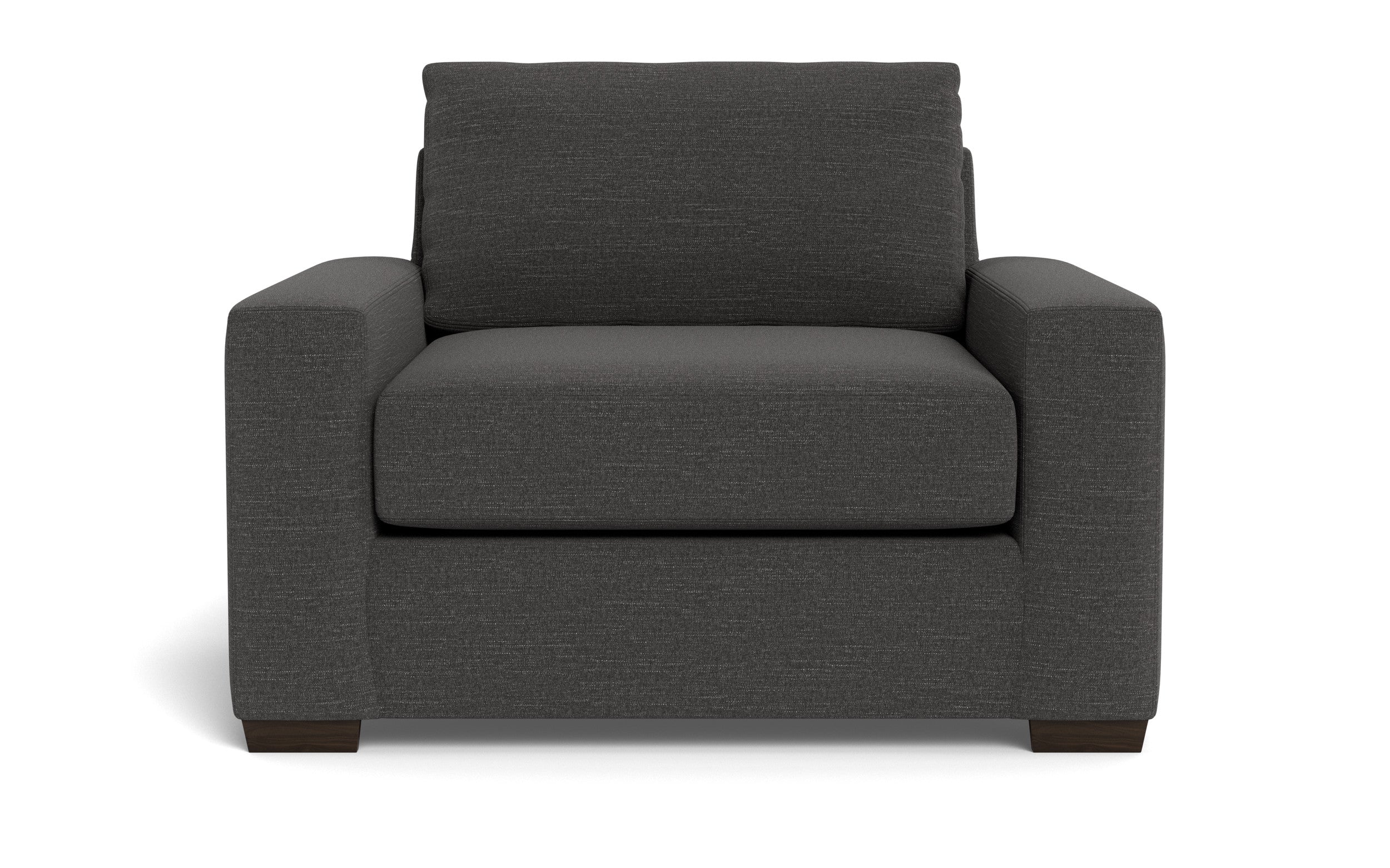 Kai Arm Chair-Fabric Sofa-Curious Charcoal-MAK Modern