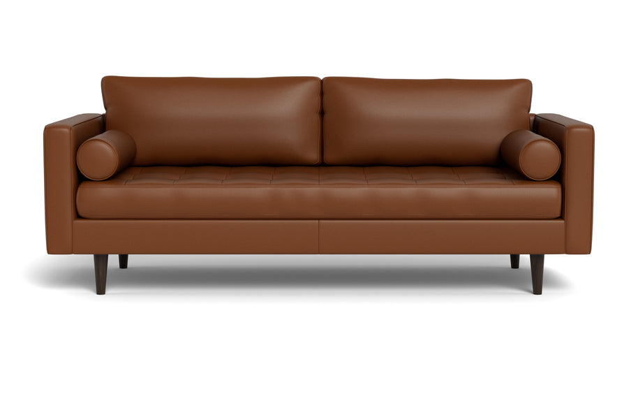 Ayden Leather Sofa-Leather Sofa-Tribeca Chestnut Leather-MAK Modern