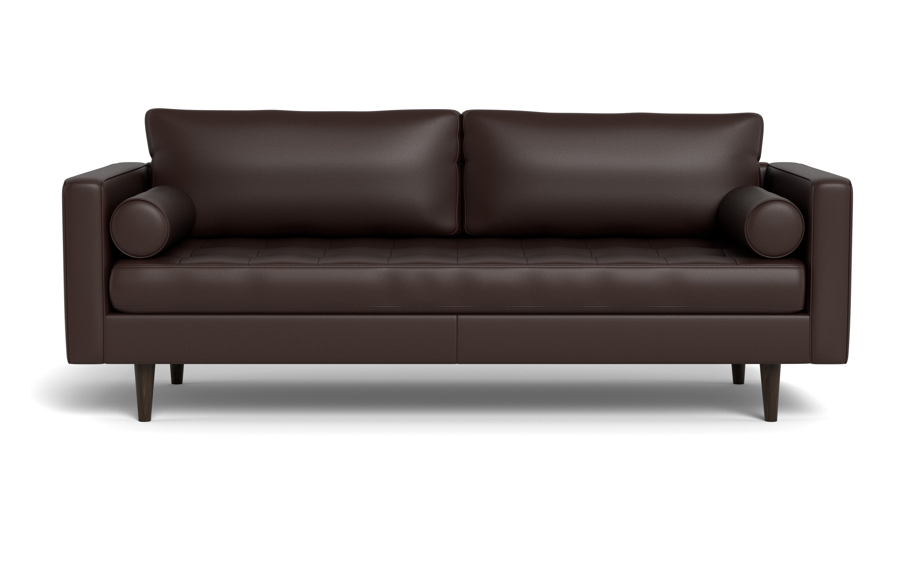 Ayden Leather Sofa-Leather Sofa-Tribeca Espresso Leather-MAK Modern