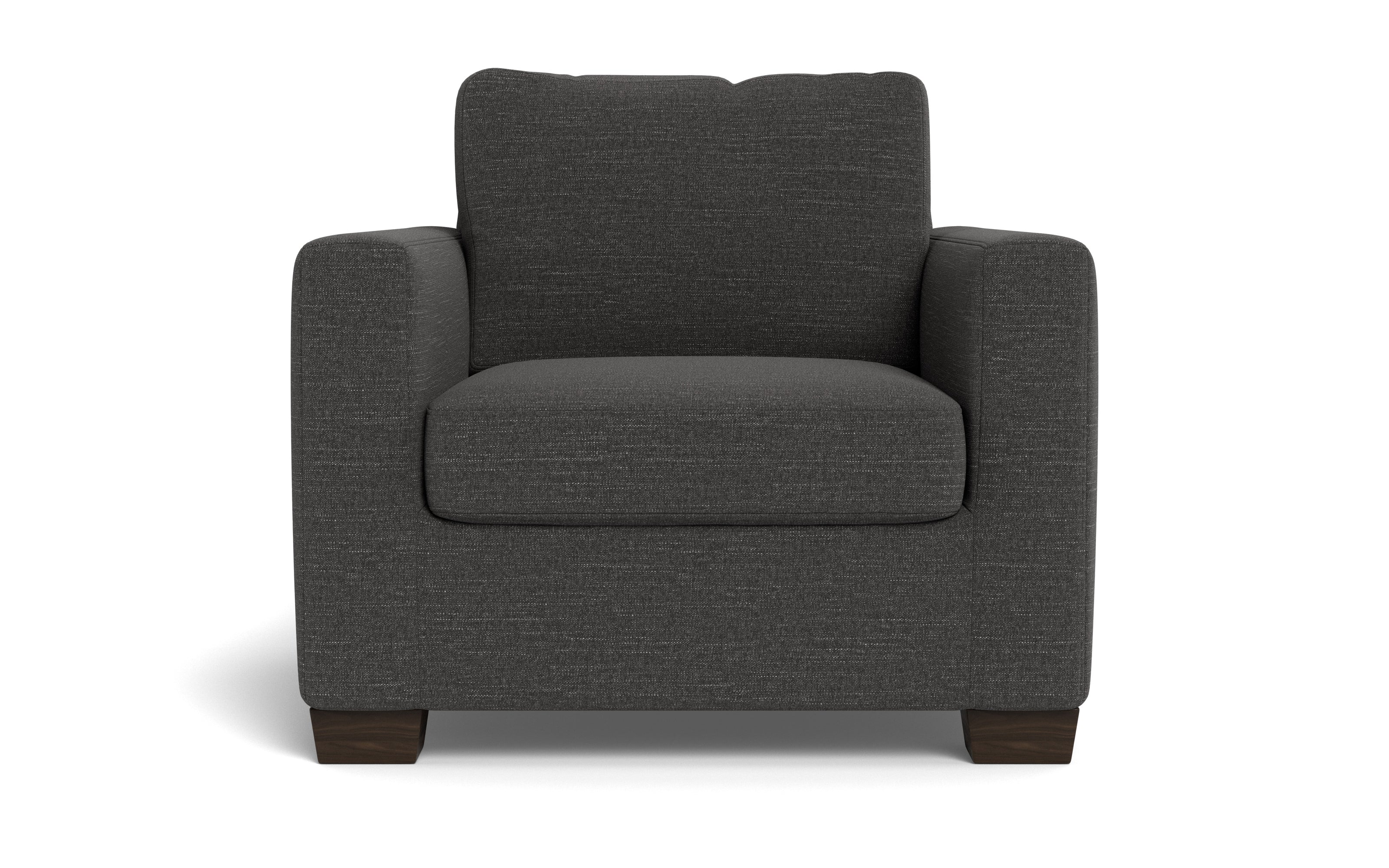 Abel Arm Chair-Fabric Sofa-Curious Charcoal-MAK Modern