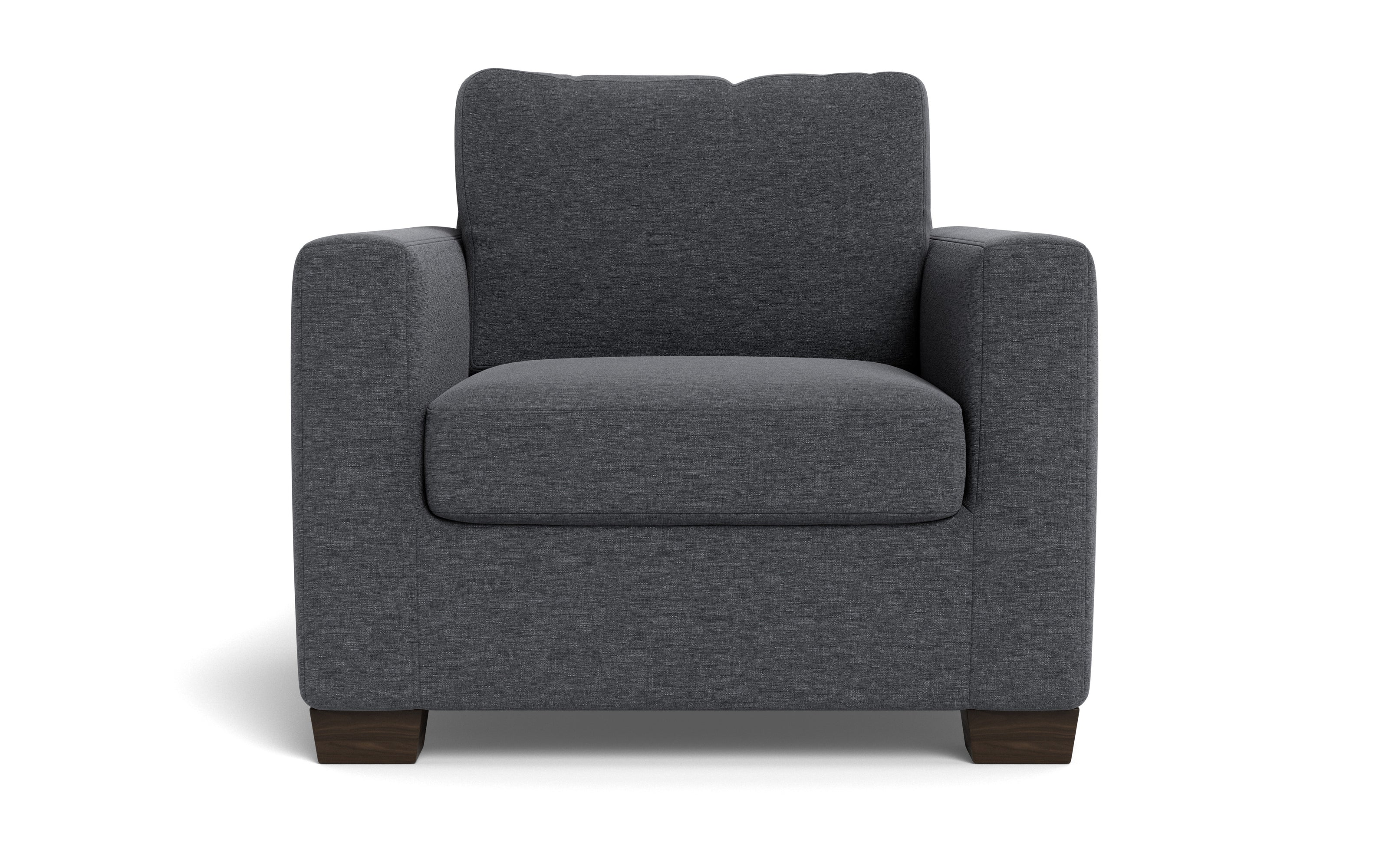Abel Arm Chair-Fabric Sofa-Bennett Charcoal-MAK Modern
