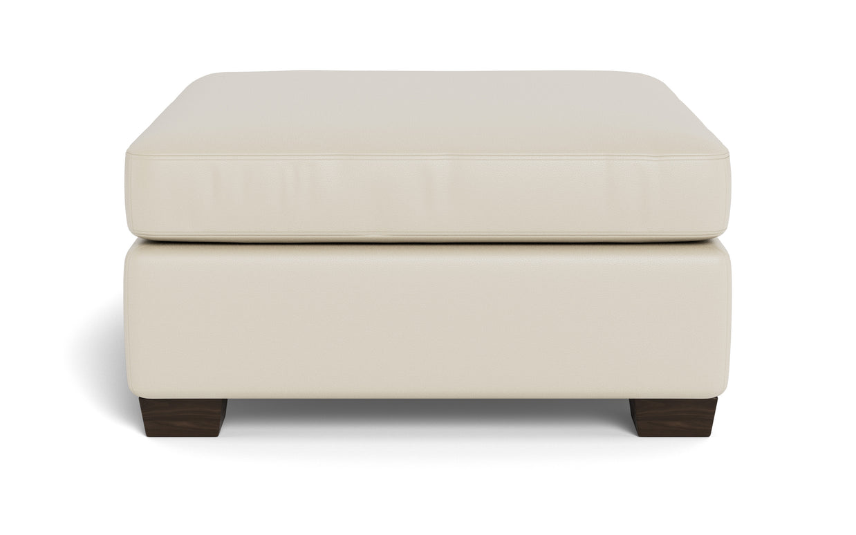 Abel Leather Cocktail Ottoman-Fabric Sofa-Tribeca Cream Leather-MAK Modern