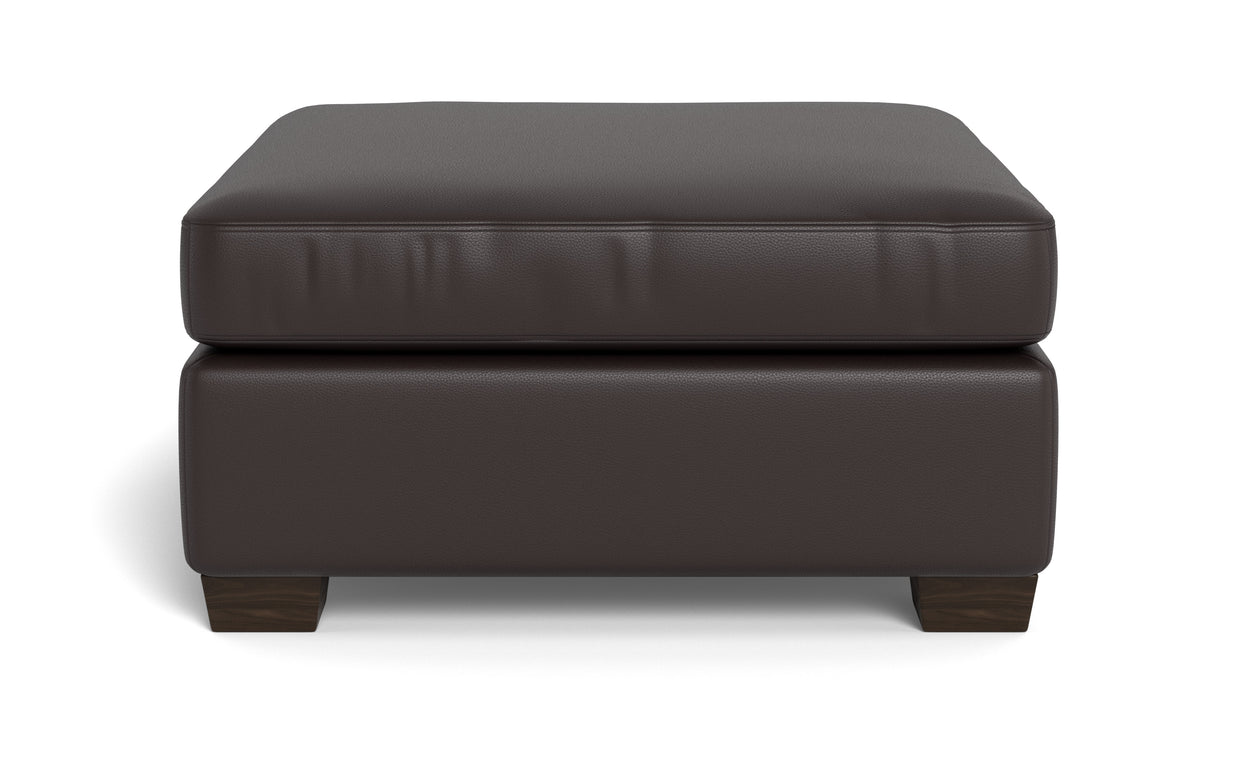 Abel Leather Cocktail Ottoman-Fabric Sofa-Tribeca Quarry Leather-MAK Modern