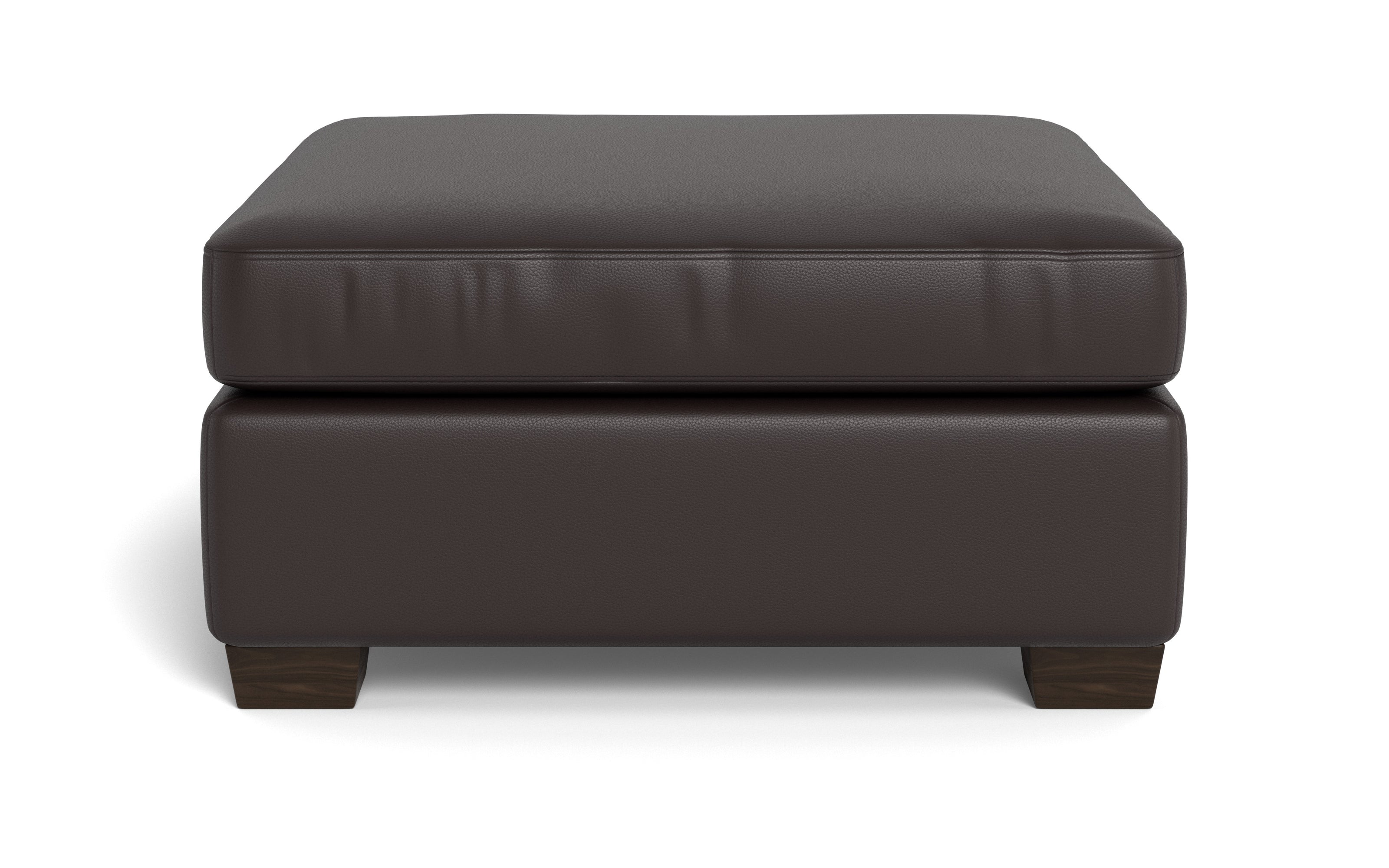 Abel Leather Cocktail Ottoman-Fabric Sofa-Tribeca Quarry Leather-MAK Modern