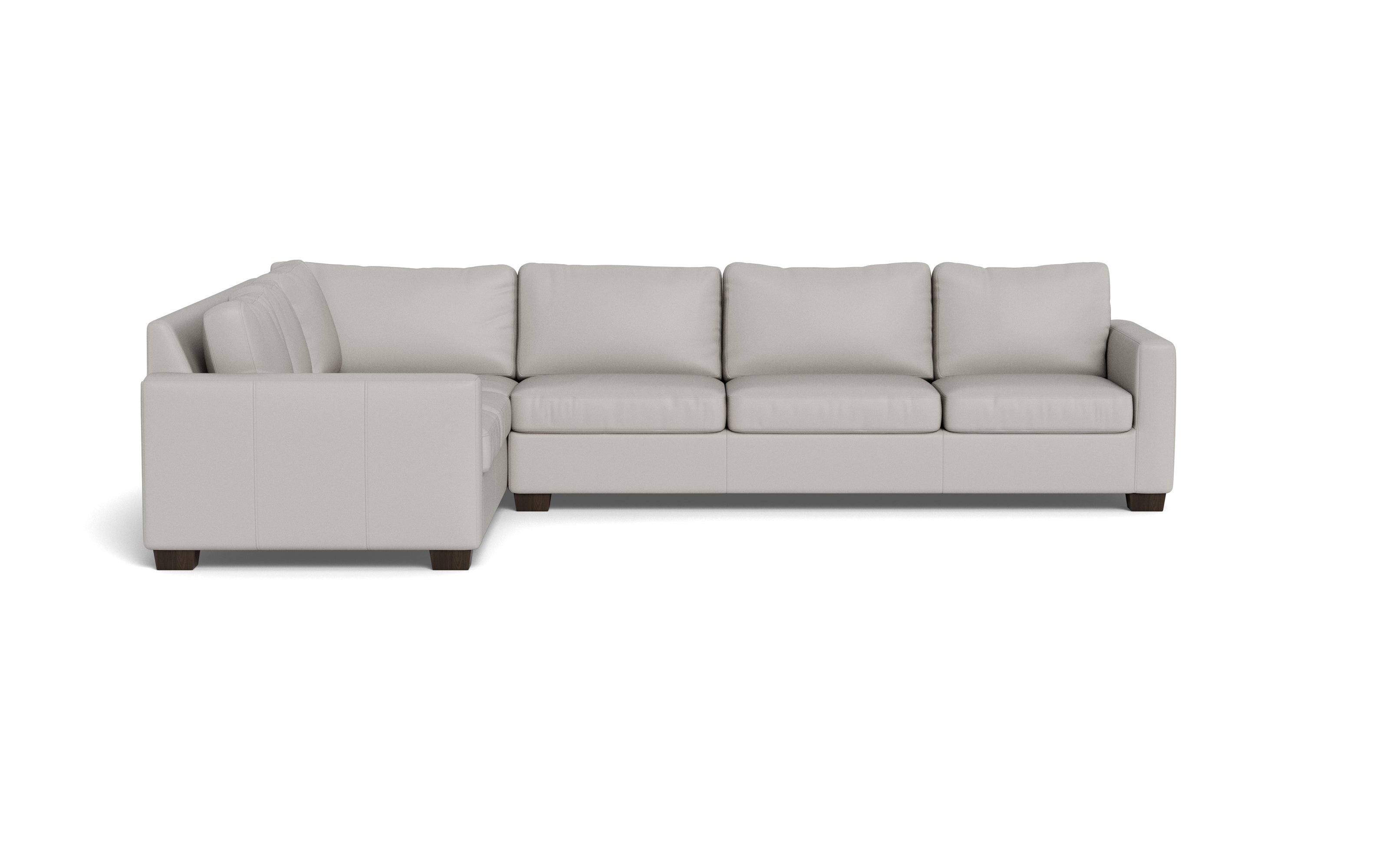 Abel Leather Left Corner Sectional-Fabric Sofa-Tribeca Chelsea-MAK Modern