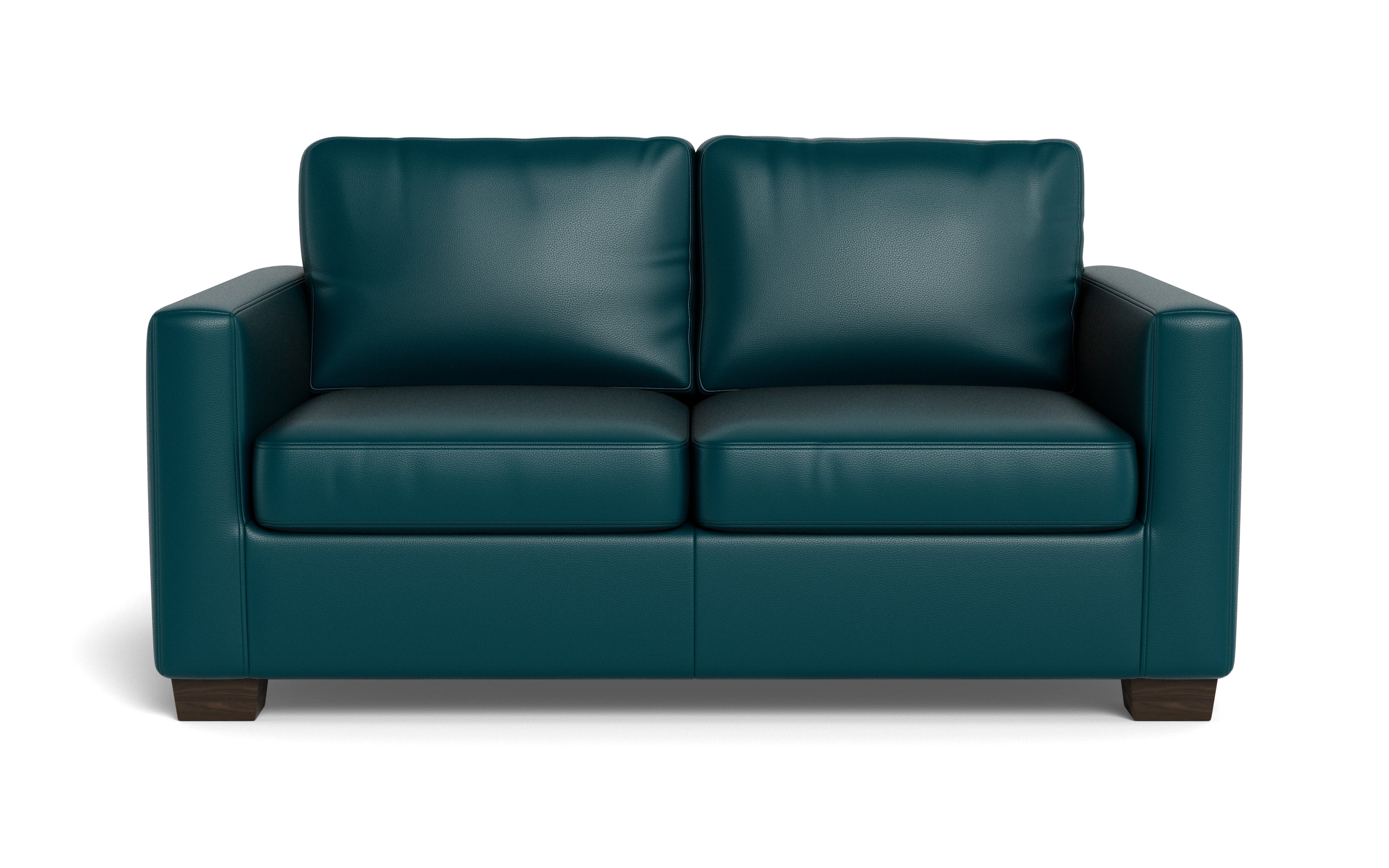 Abel Leather Loveseat-Fabric Sofa-Tribeca Lagoon-MAK Modern