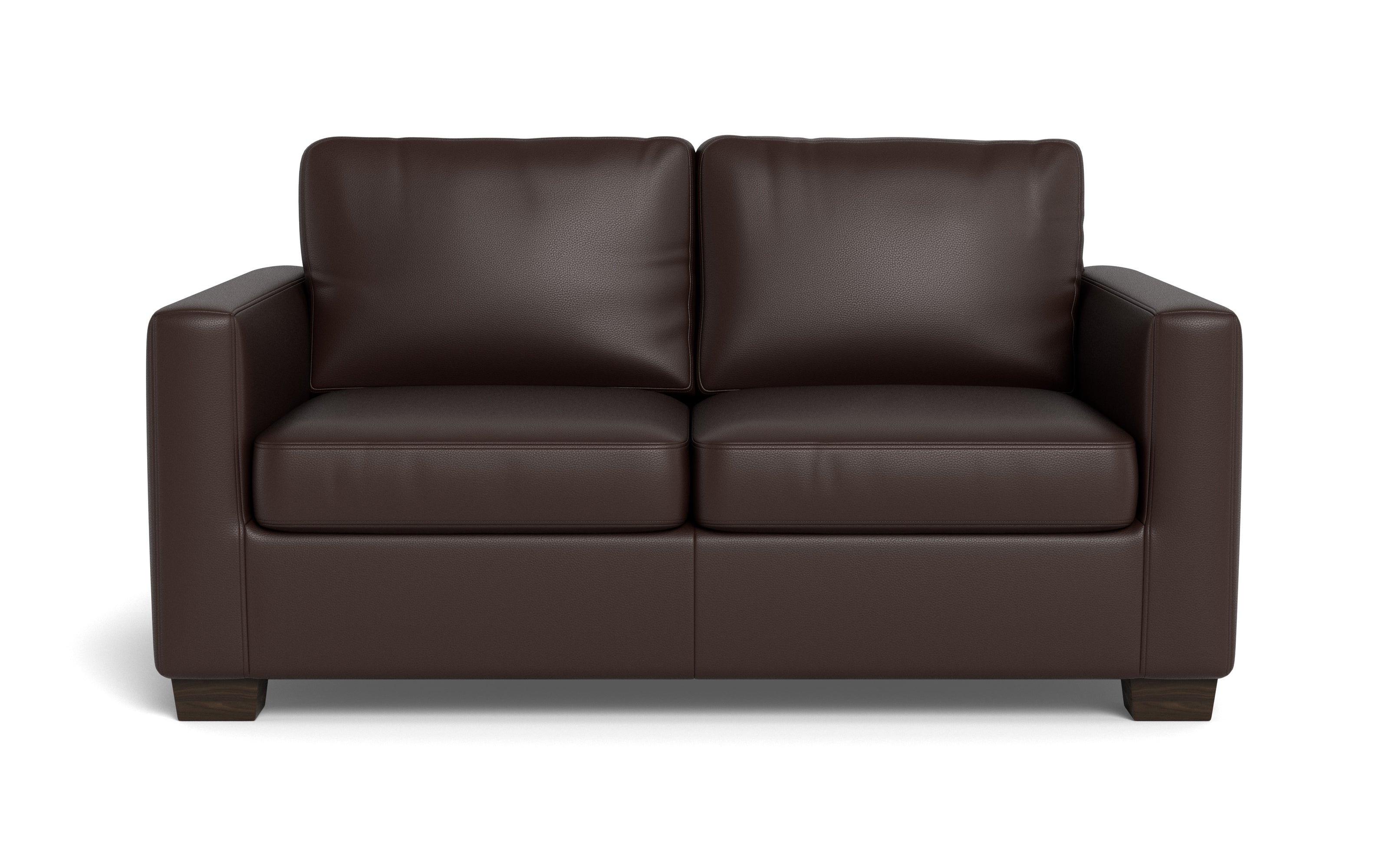 Abel Leather Loveseat-Fabric Sofa-Tribeca Espresso Leather-MAK Modern