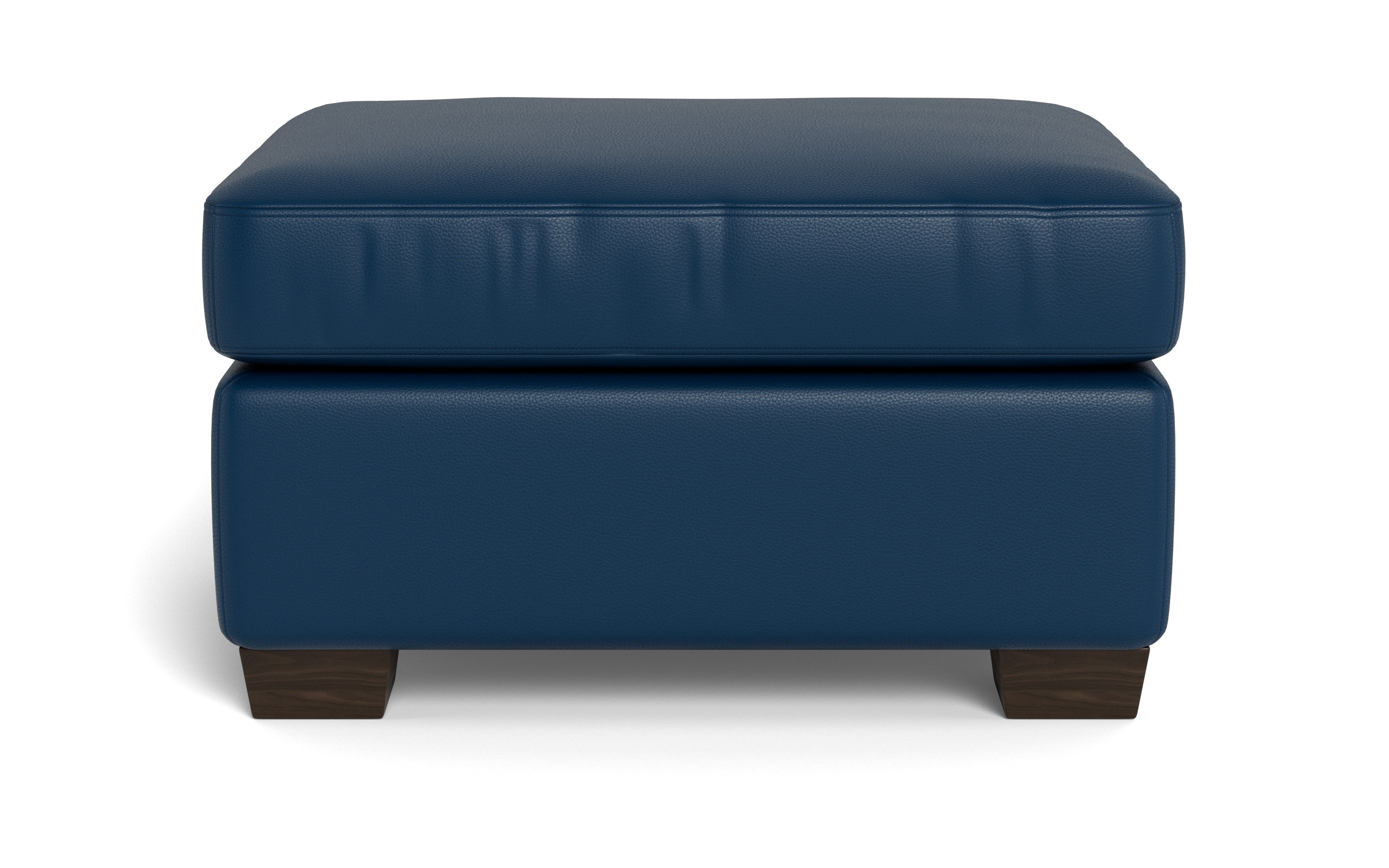 Abel Leather Ottoman-Fabric Sofa-Tribeca Cobalt-MAK Modern