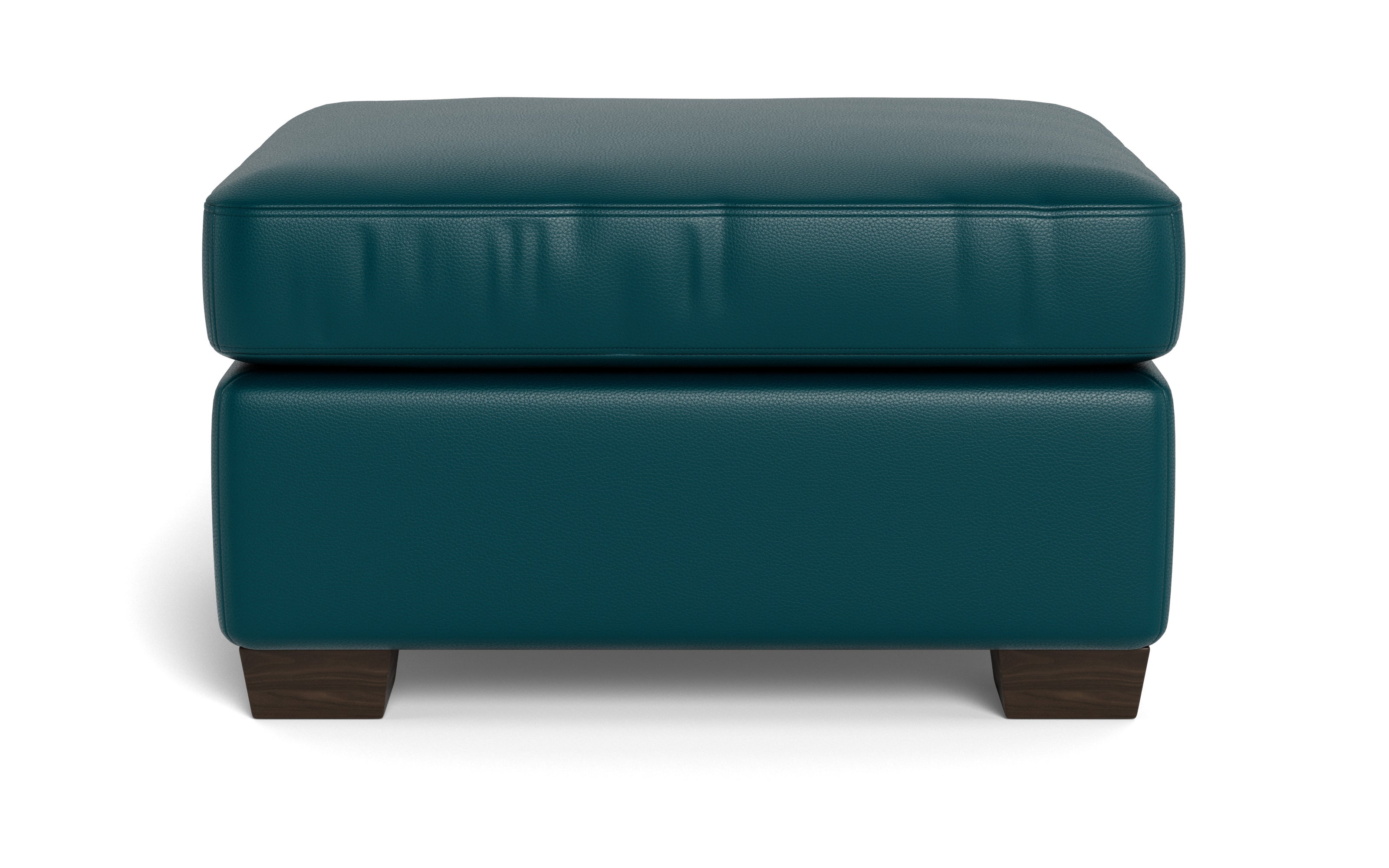 Abel Leather Ottoman-Fabric Sofa-Tribeca Lagoon-MAK Modern