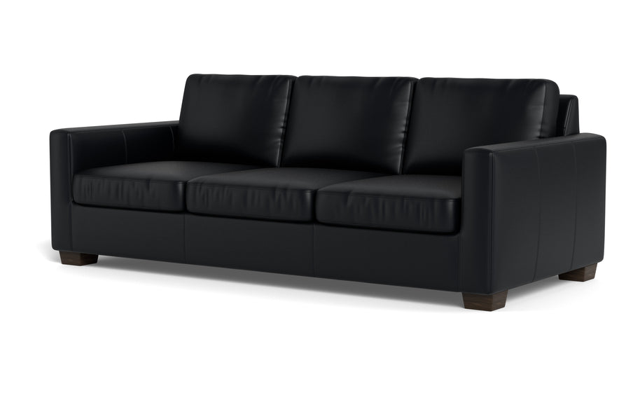 Abel Leather Sofa-Fabric Sofa-Tribeca Black Leather-MAK Modern