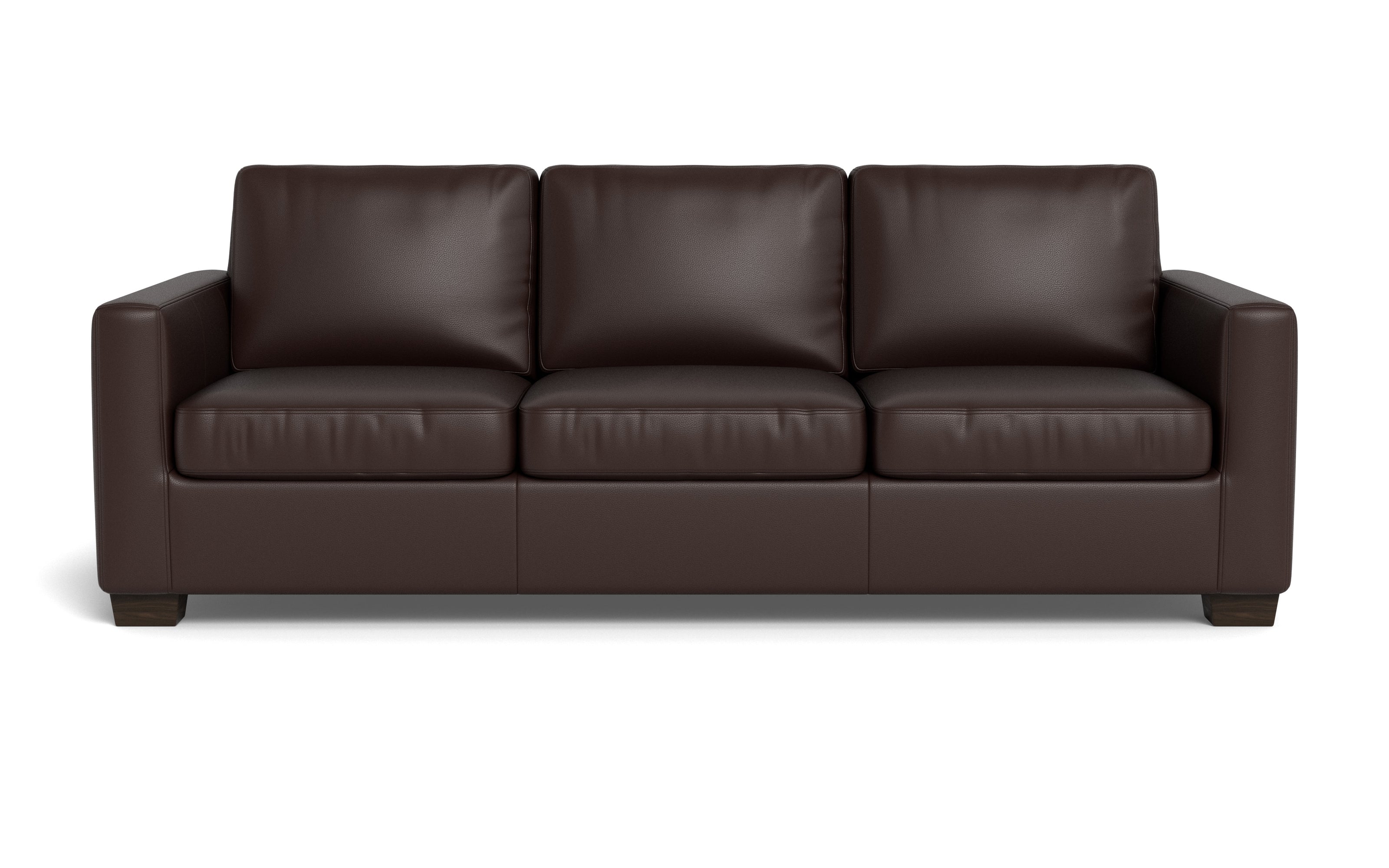 Abel Leather Sofa-Fabric Sofa-Tribeca Espresso Leather-MAK Modern