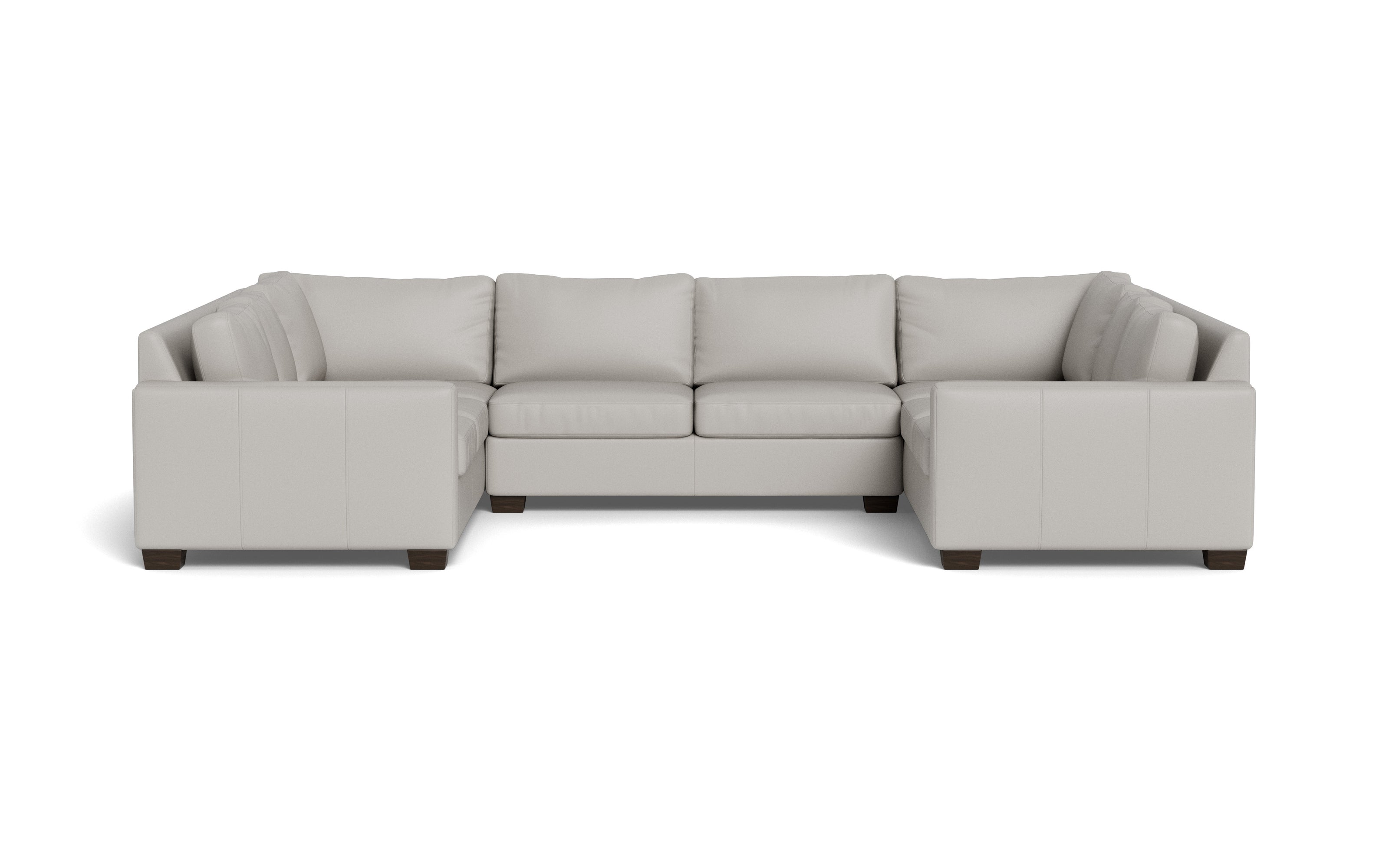 Abel Leather U Sectional-Fabric Sofa-Tribeca Chelsea-MAK Modern
