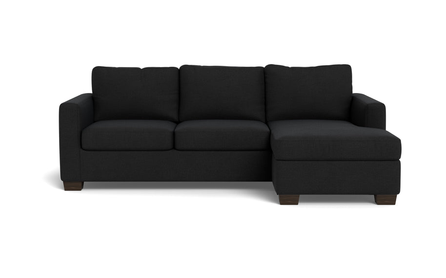 Abel Reversible Sleeper Sofa Chaise-Fabric Sofa-Merit Onyx-MAK Modern